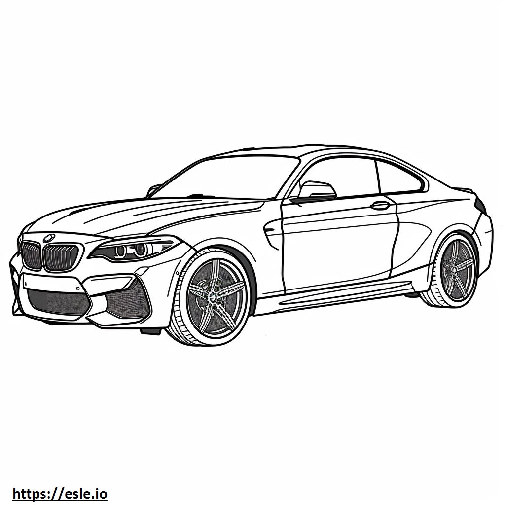 Wallpaper #UWe66ZIBSpphPi3-WkOo278 BMW M2 Coupe 2024 Coloring Page