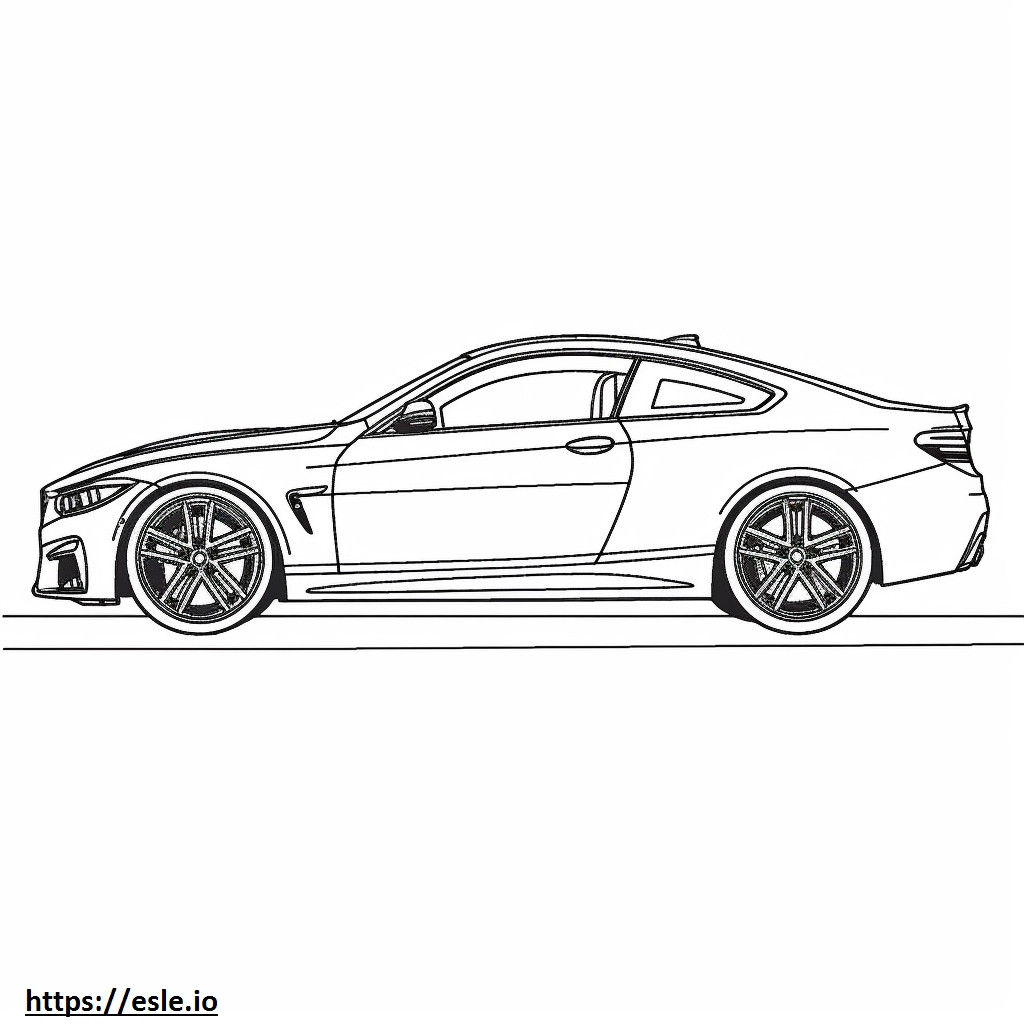 Wallpaper #Bof3MZMBPAdmKxa2D2PR162 BMW M4 Coupe 2024 Coloring Page