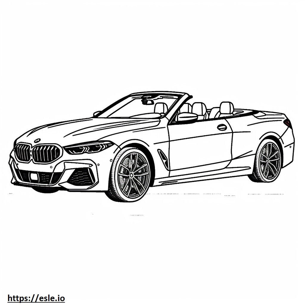 Wallpaper #JTV4k5cBk_lpvpalYJbX199 BMW 430i Xdrive Convertible 2024 Coloring Page