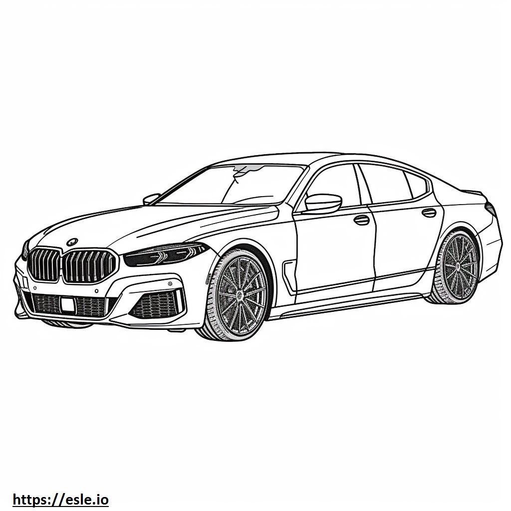 Wallpaper #52dX-ZIBSpphPi3-PYxS210 BMW Alpina B8 Gran Coupe 2025 Coloring Page