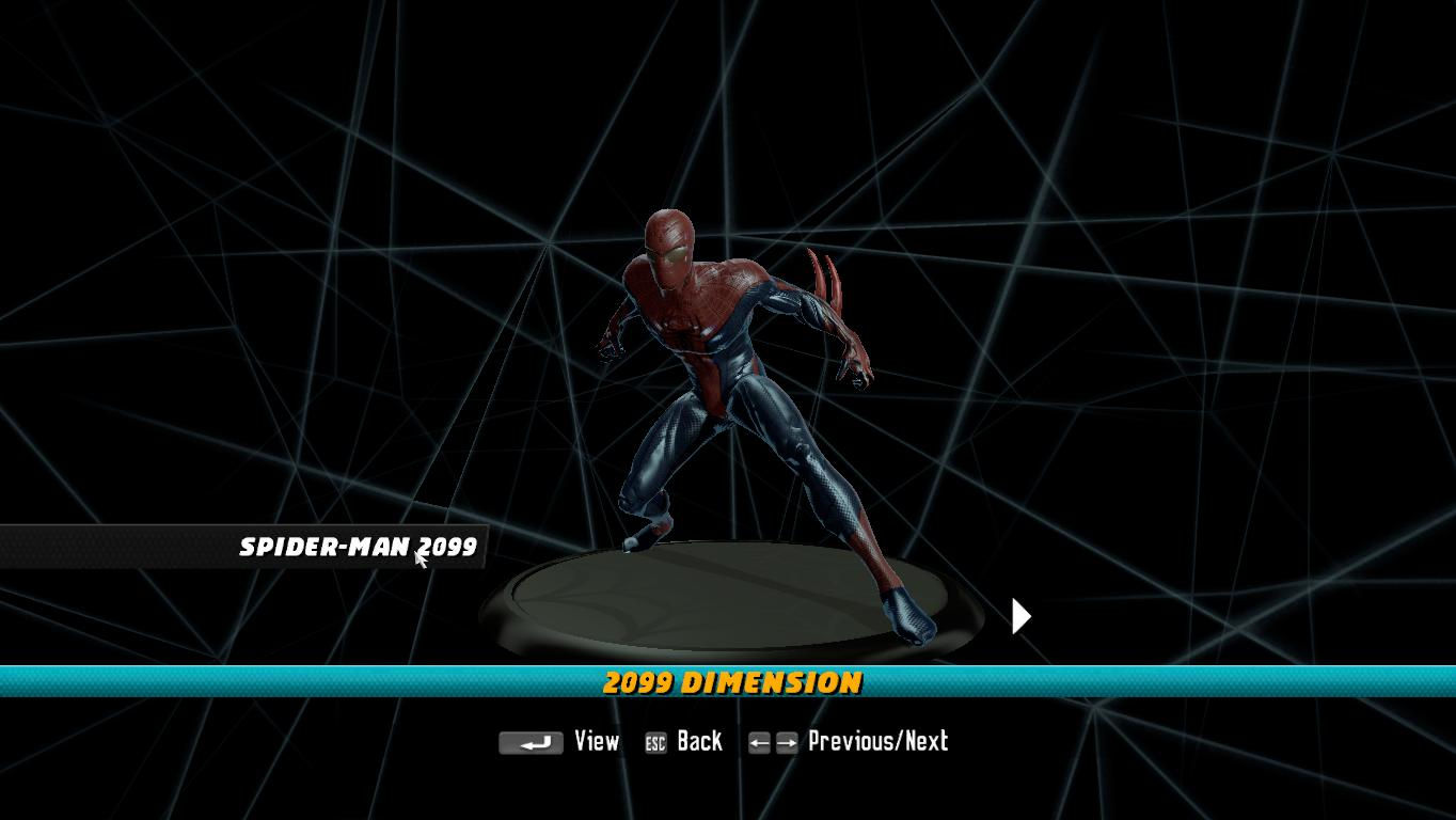 Wallpaper #bGgUGpMBSpphPi3-5hr9278 Skacat Spider Man Shattered Dimensions Tasm Suit for 2099 Geimplei