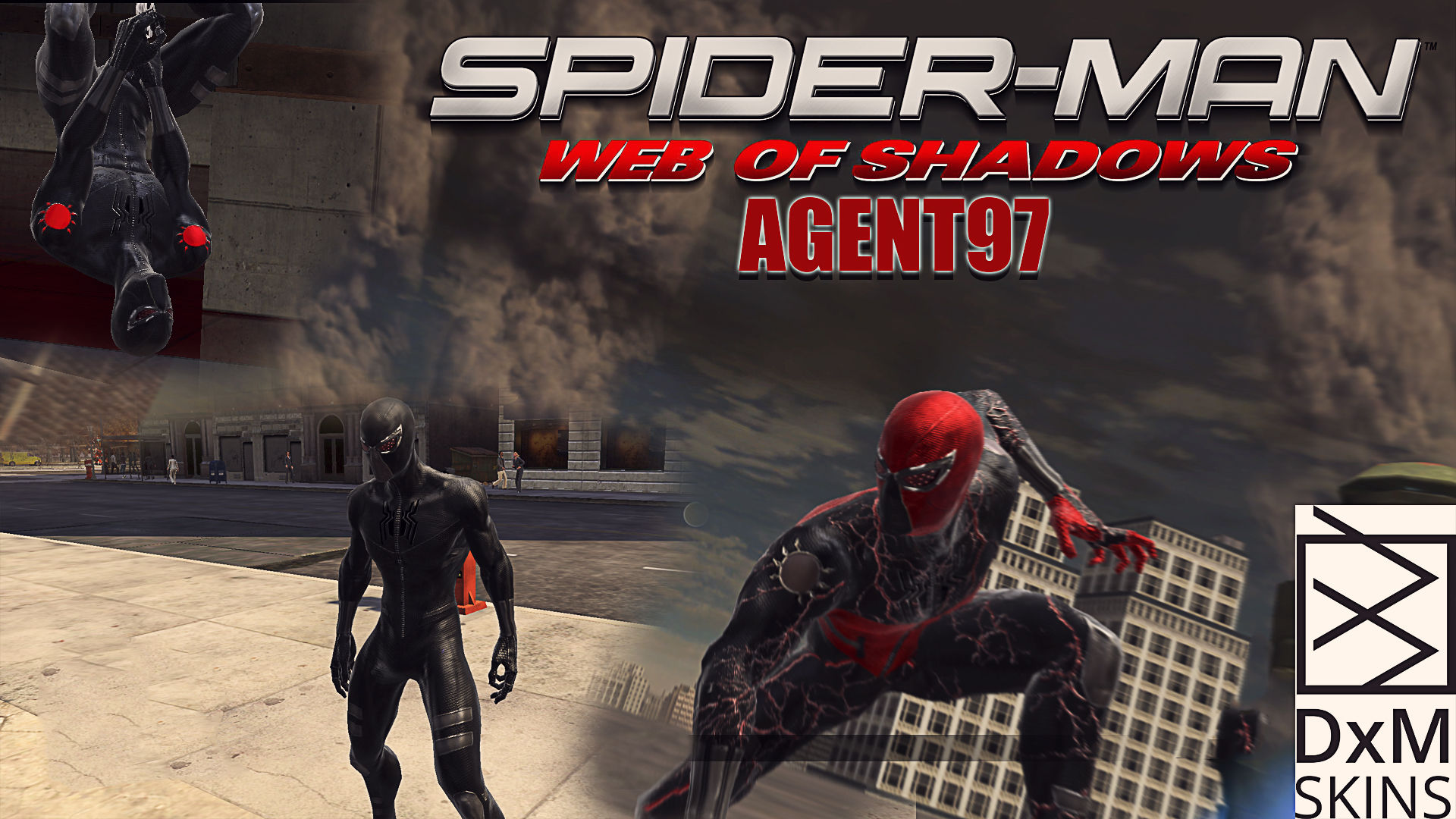 Wallpaper #x2cJAZMBSpphPi3-p6go352 Skacat Spider Man Web of Shadows Celovek Pauk Agent97 Skiny