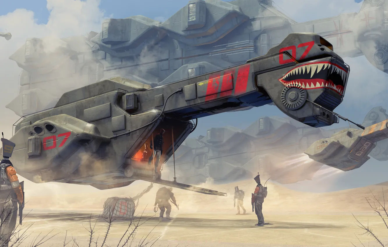 Wallpaper #h2jeIZMBSpphPi3-BDEJ73 Wallpaper Fantasy Desert Science Fiction Sci Fi Robots Digital Art
