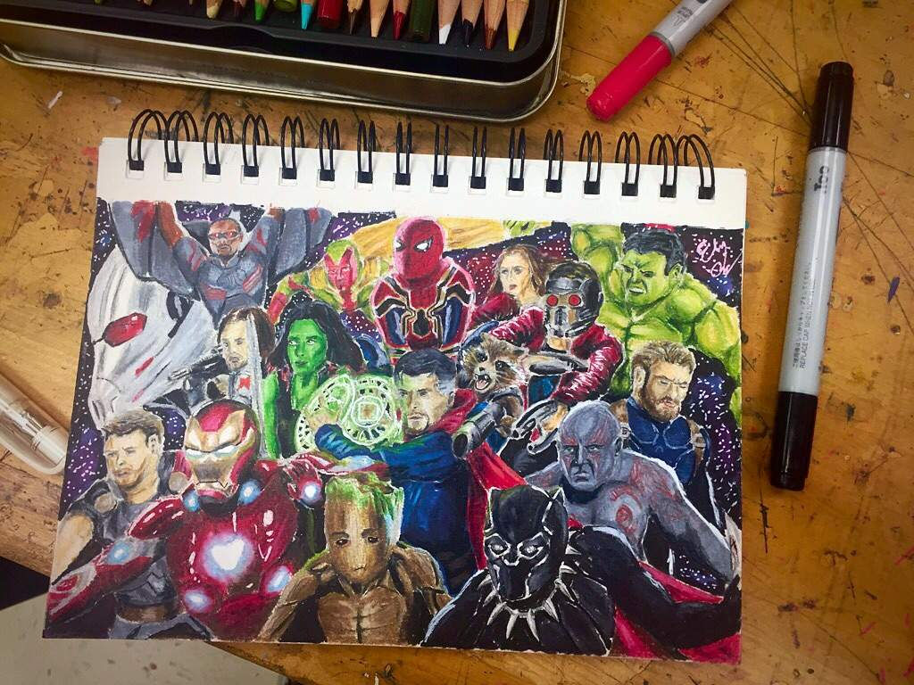 Wallpaper #pTEJNpMB5zzyi_yYbVhC90 Marvel Avengers Infinity War How to Draw Painting