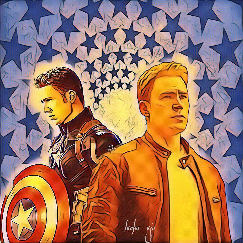 Wallpaper #2jG6NZMB5zzyi_yY8VdR41 Two Faces of Steve Rogers Marvel Cinematic Universe Amino