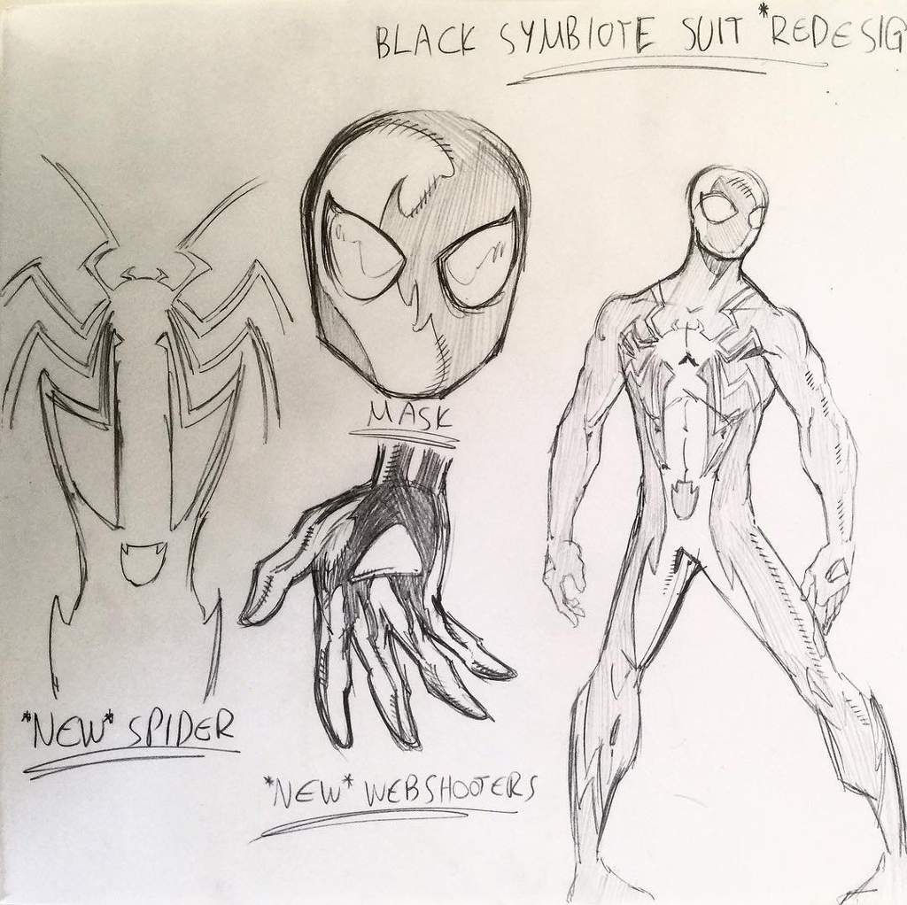 Wallpaper #X0CVMZMBJhL2WPbaMcfQ16 Symbiote Spider Man Redesign
