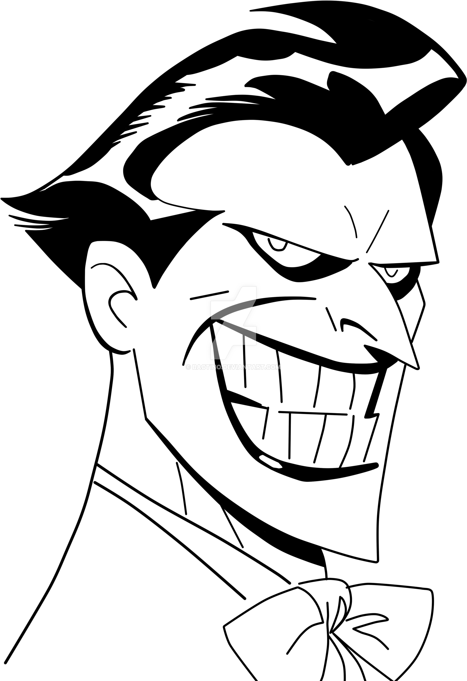Wallpaper #NywrSZMB0E1QgA7wJvLh184 Line Drawing at Getdrawings Joker Animated Series Drawing Clipart
