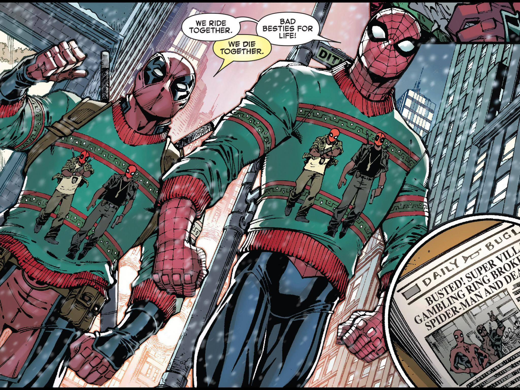Wallpaper #3GhyHJMBSpphPi3-MCIA33 Spider Man Deadpool 12 Review Spider Man Crawlspace