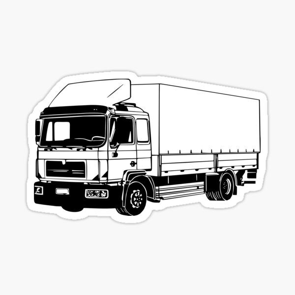 Wallpaper #rbg73JIBJvJKYCmEZfqB286 Semi Truck Stickers Redbubble