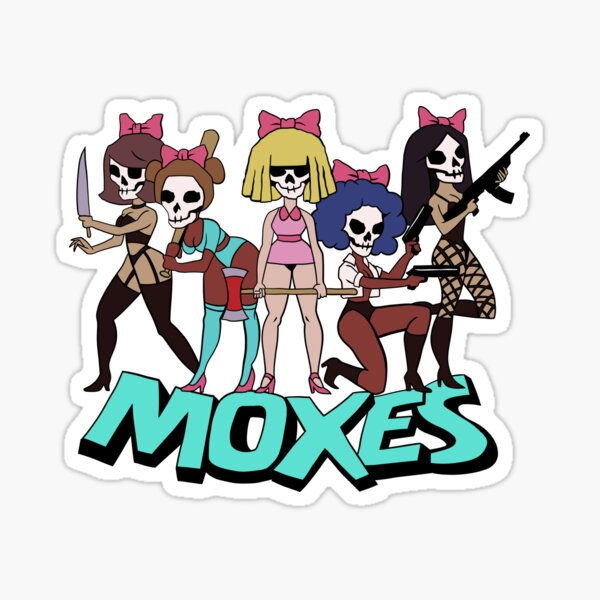Wallpaper #brgy3ZIBJvJKYCmEnf-H374 The Moxes Graffiti Cyberpunk Gang Sticker for Sale by Joshessel