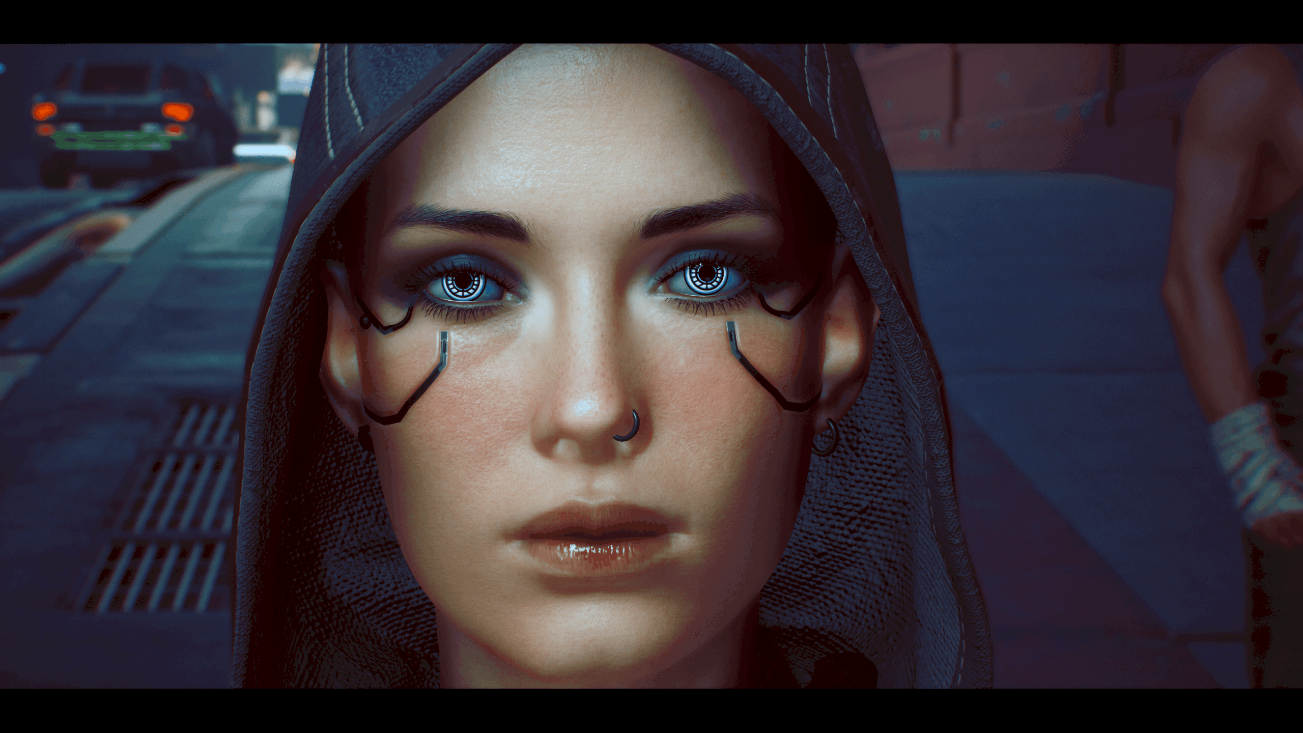 Wallpaper #iRkXBI8BtGB6xQ78Fk0s58 Kalas Eyes Hanako and Blue Moon Eyes for V Cyberpunk 2077 Mod