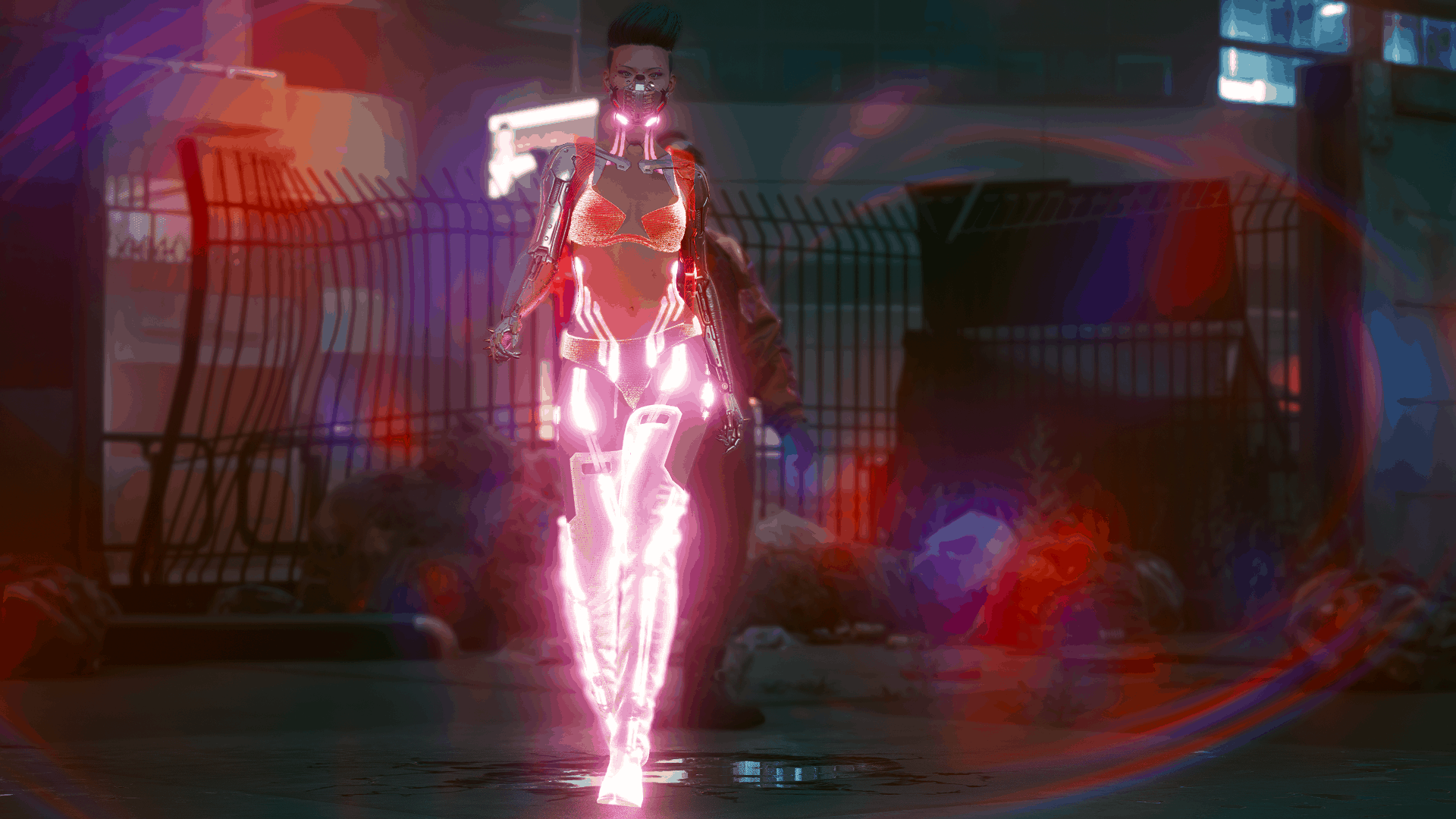 Wallpaper #LHRPwI4B_8f4nGFaX23d49 Holo World Holographic Fashion and Fashionware Cyberpunk 2077 Mod