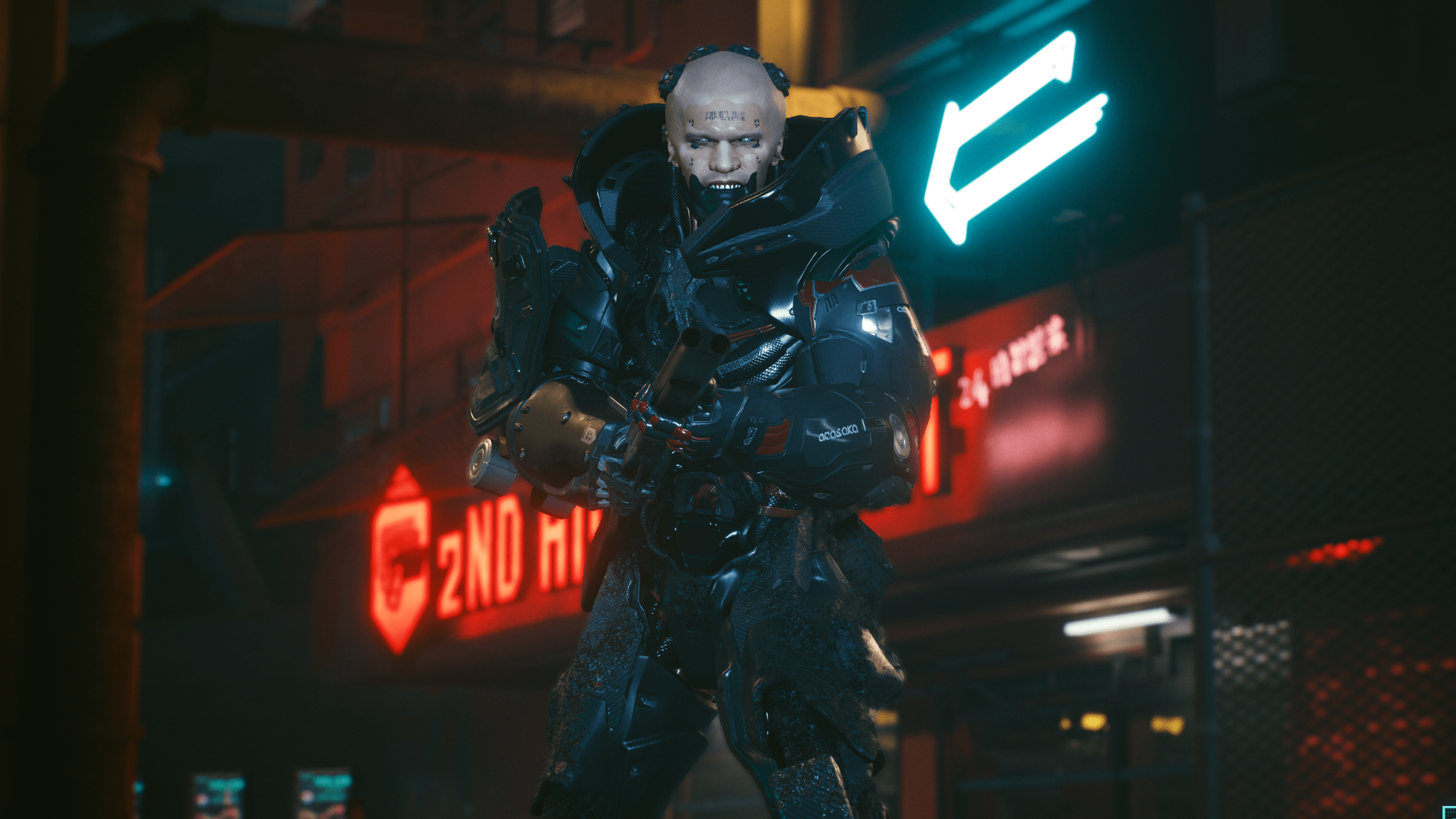 Wallpaper #MyZXl5cBNyflpn9rUobF168 Play as Adam Smasher Damaged Cyberpunk 2077 Mod