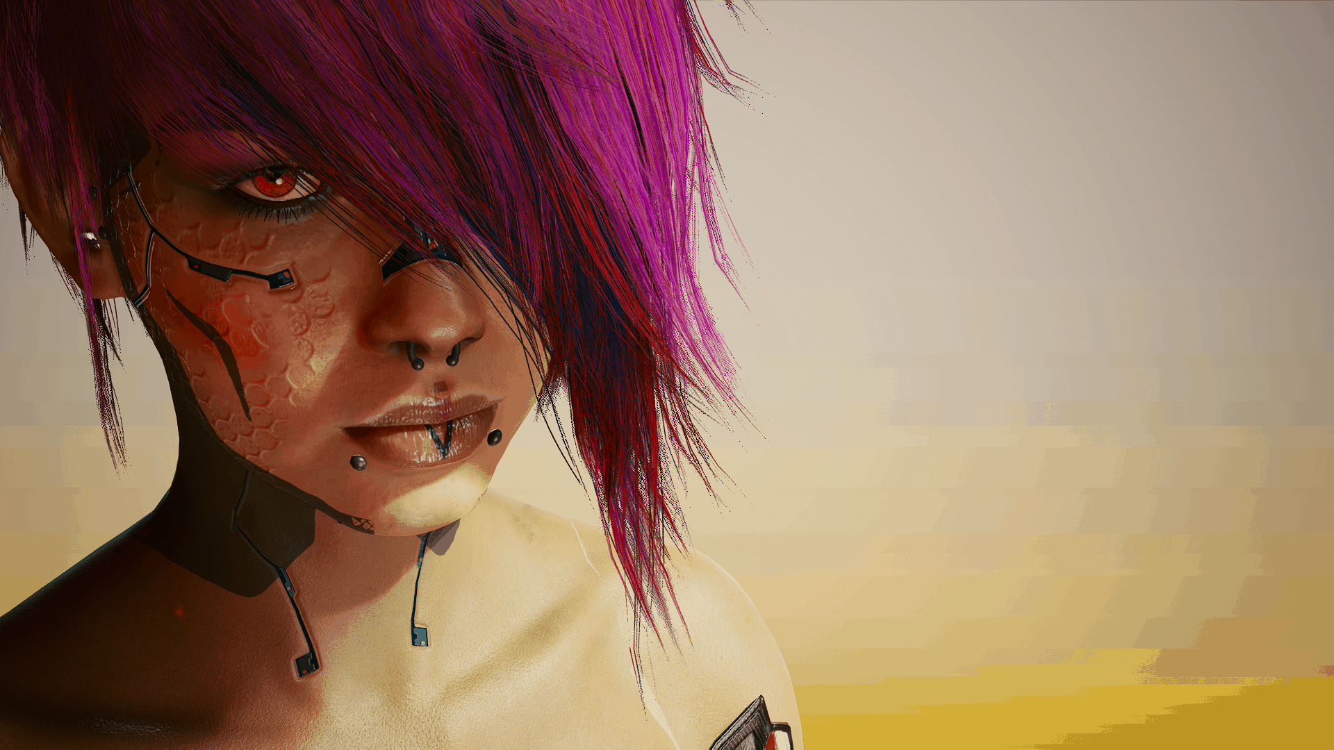 Wallpaper #eQBW644BSdW8dNoukRG77 Collection of Cyberpunk Makeup and Face Textures Cyberpunk 2077 Mod