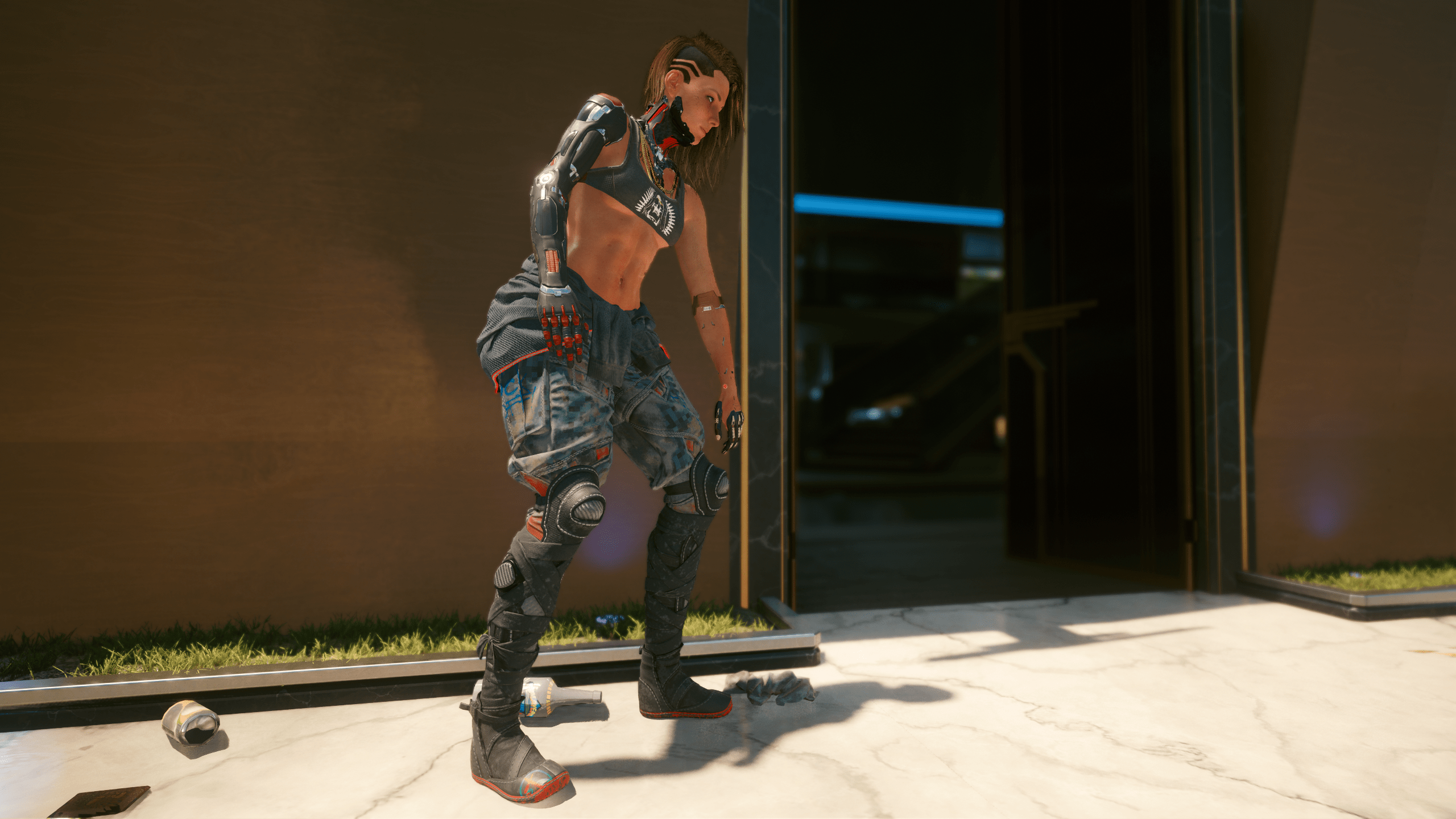 Wallpaper #_GdHAZMBSpphPi3-rqlZ131 Street Ninja Pants and Shoes Modular Cyberpunk 2077 Mod