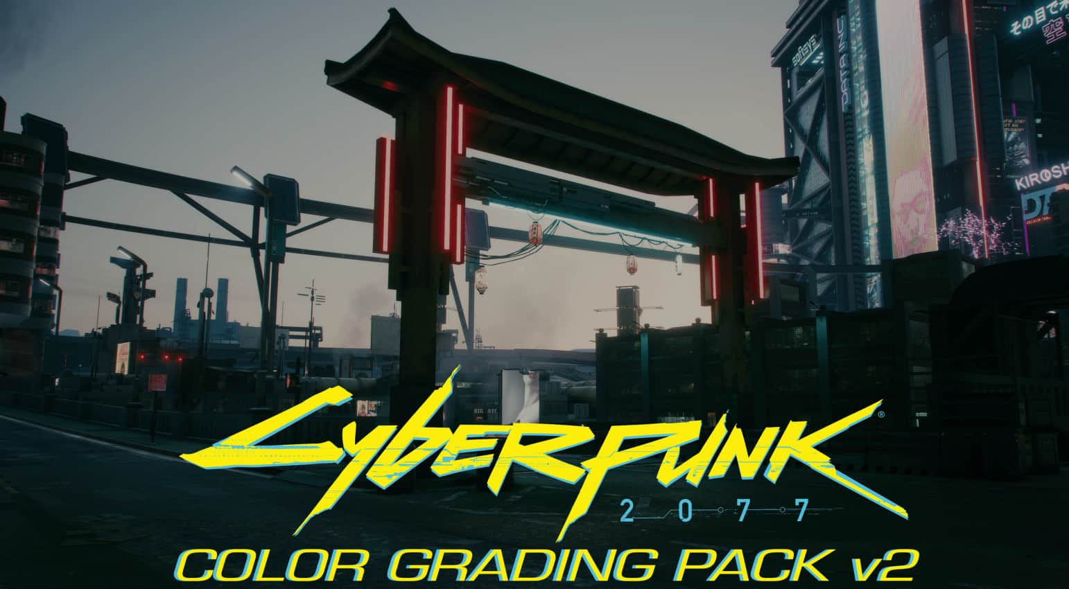 Wallpaper #Qmc8E5MBSpphPi3-bv-l39 Color Grading Pack V2 Cyberpunk 2077 Mod