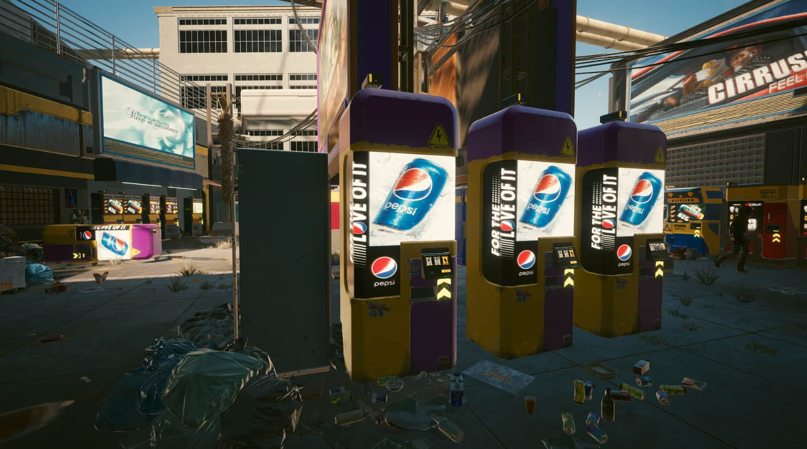 Wallpaper #oxlrBI8BtGB6xQ78MU5x7 Nicola Vending Machine Cyberpunk 2077 Mod