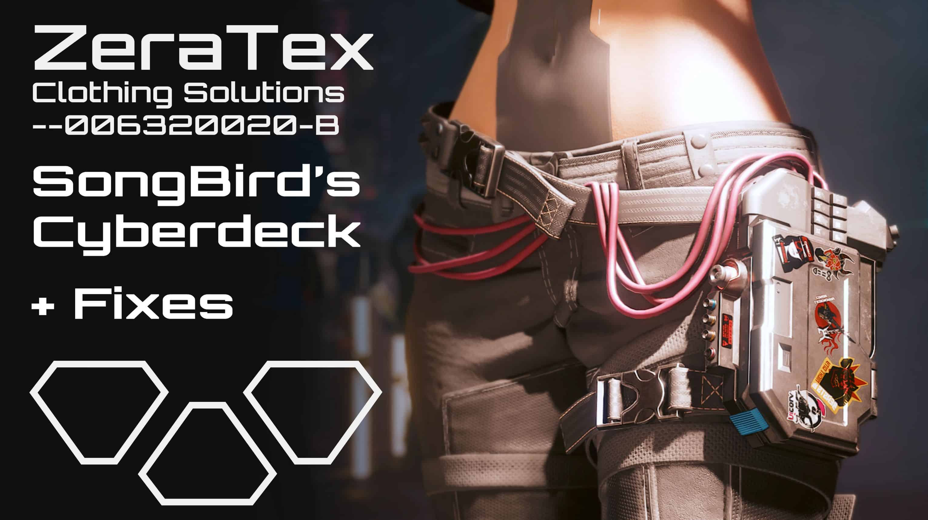 Wallpaper #wP_naZMB3lSXT3zUgeWd25 Songbirds Cyberdeck Archive Xl Cyberpunk 2077 Mod