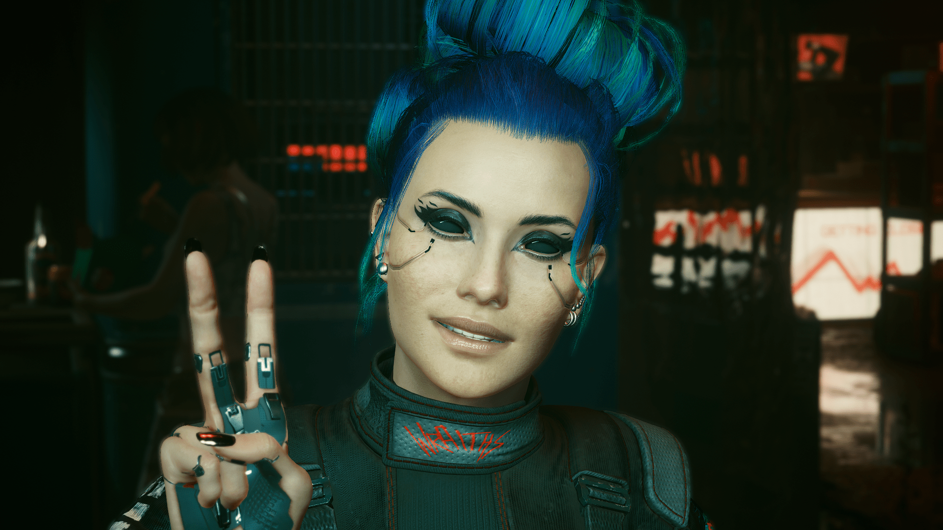 Wallpaper #eQBW644BSdW8dNoukRG79 Koralinas New Eye Makeup Graphic Eyeliners Cyberpunk 2077 Mod