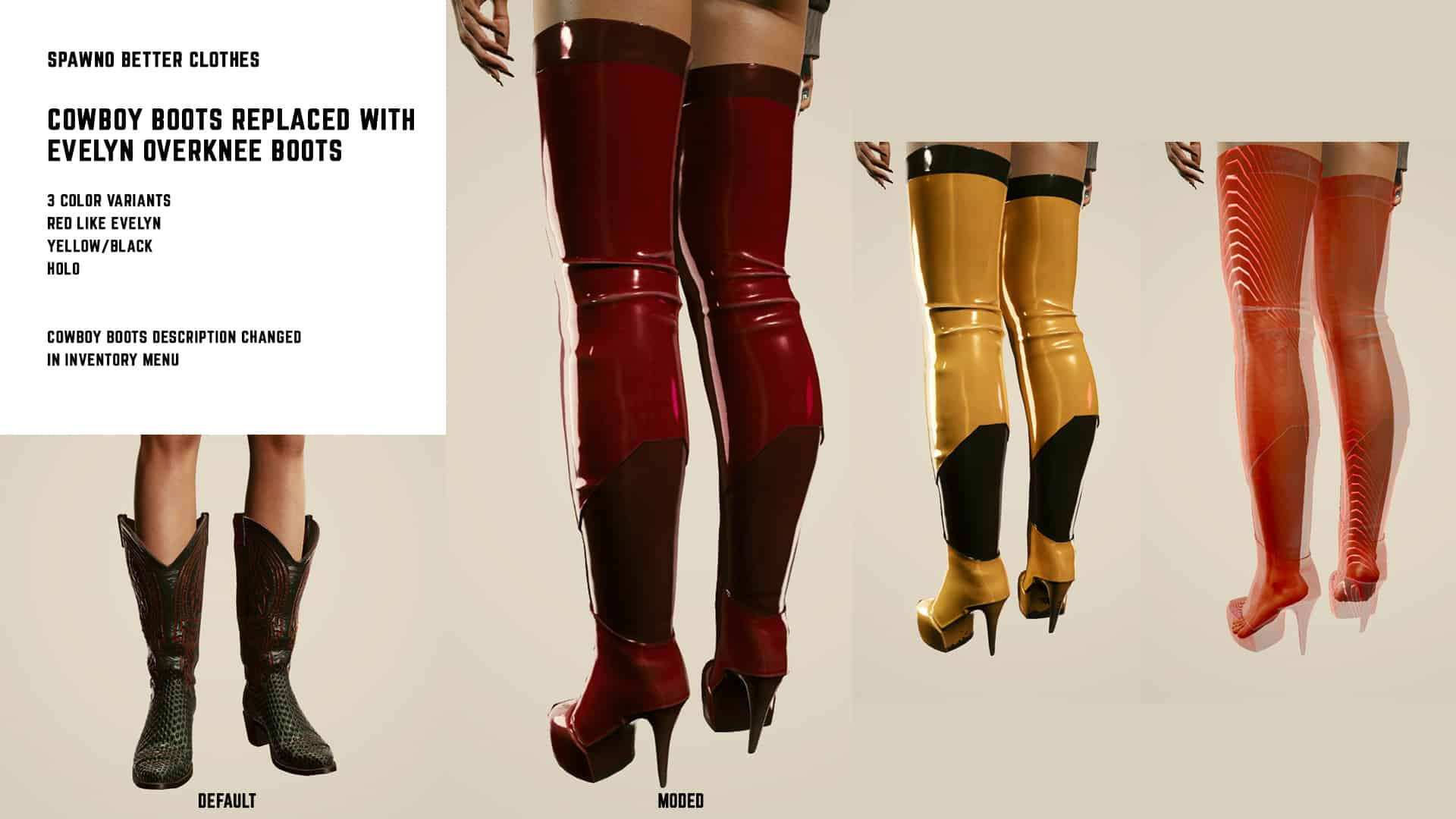 Wallpaper #eGhjFpMBSpphPi3-Cgul220 Spawn0 Better Clothes Adjusted Feet Immersive and Skimpy