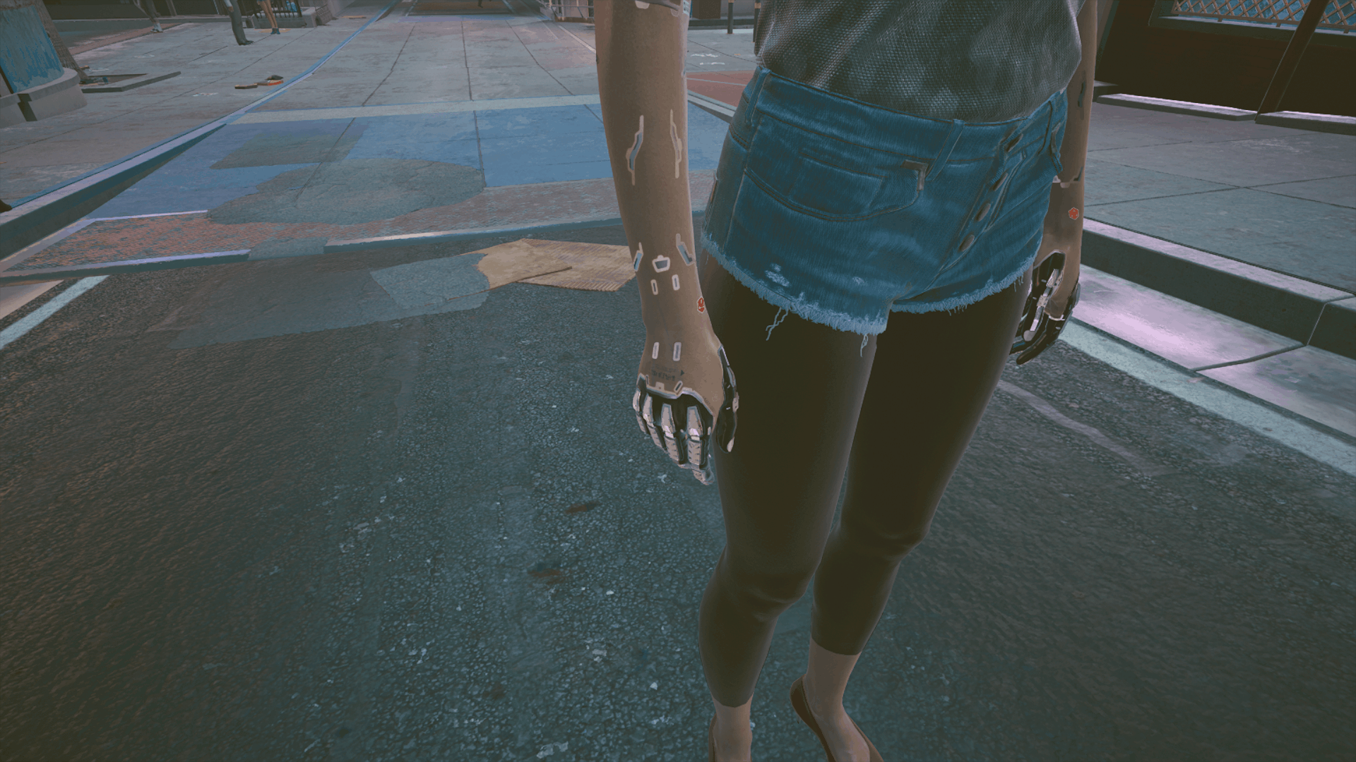 Wallpaper #dDvSb5cBSWmA-tzpN48h70 Chrome Gorilla Arms Cyberpunk 2077 Mod