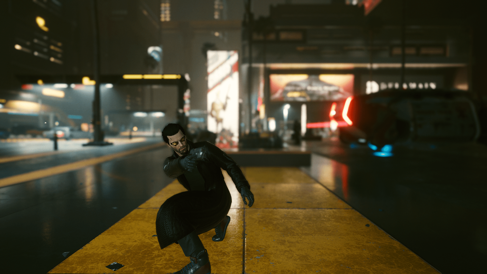 Wallpaper #F0C9MZMBJhL2WPba0MjK7 Adam Jensen Deus Ex Preset Cyberpunk 2077 Mod