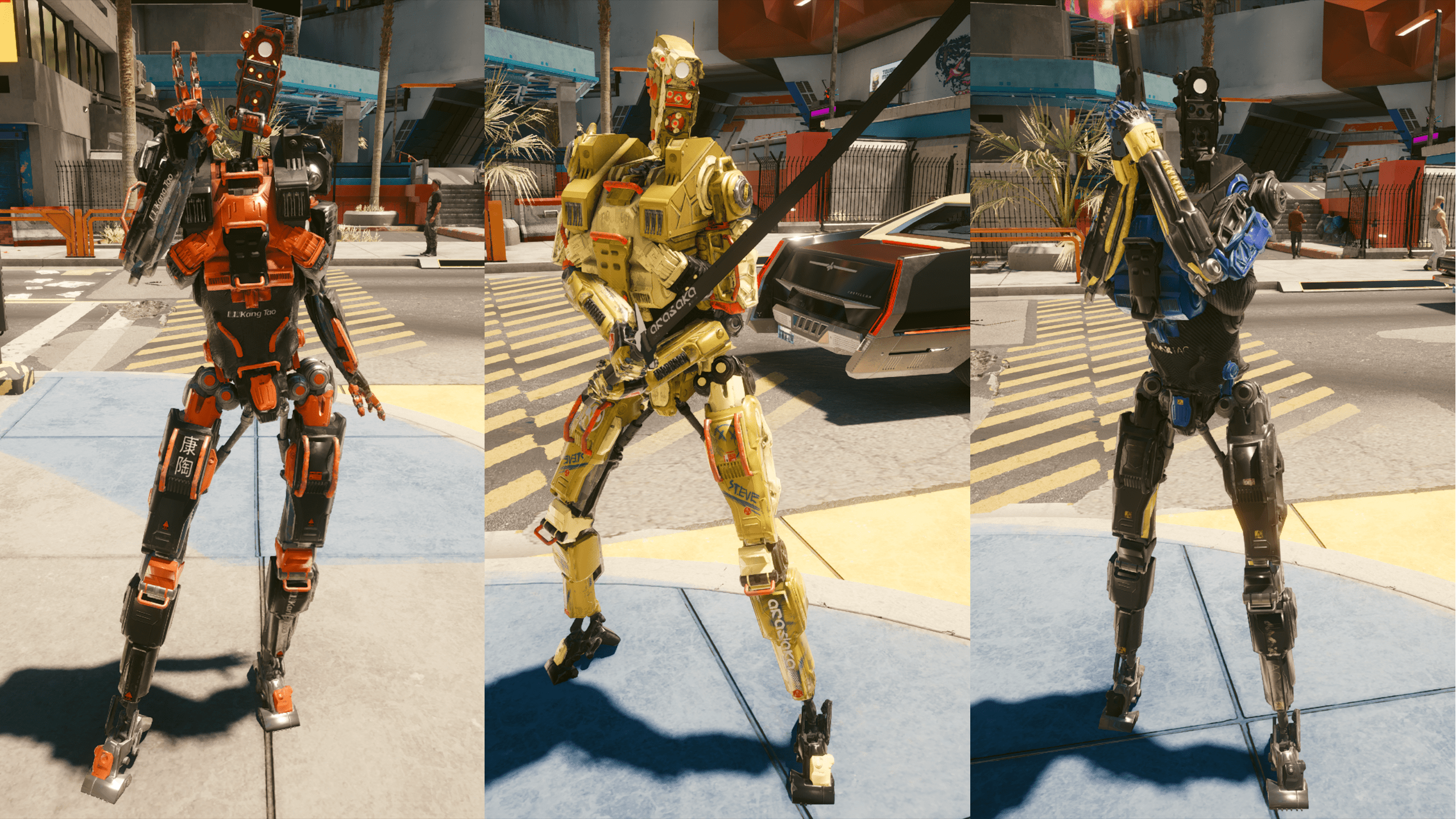 Wallpaper #VRkHBI8BtGB6xQ78RE1F44 Droid Heavy Swap for V Factions Cyberpunk 2077 Mod