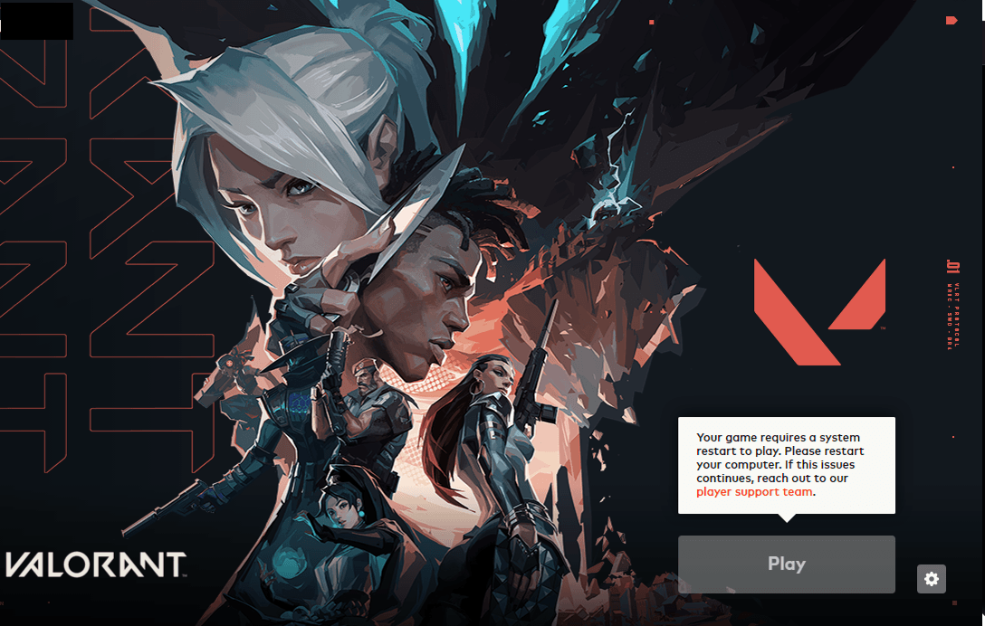 Wallpaper #ULgm2pIBJvJKYCmEzfDe320 How to Fix Your Game Requires a System Restart to Play Valorant