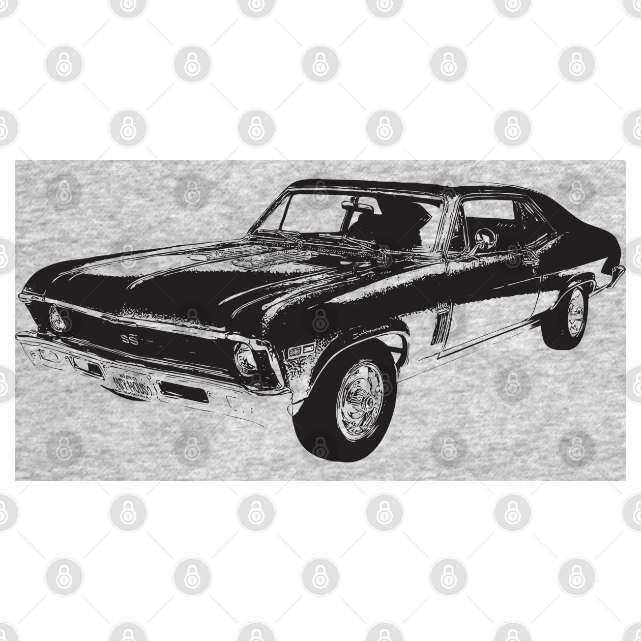 Wallpaper #mWc_-ZIBSpphPi3-_Yx7266 Vintage Muscle Car Retro Design Muscle Car T Shirt Teepublic