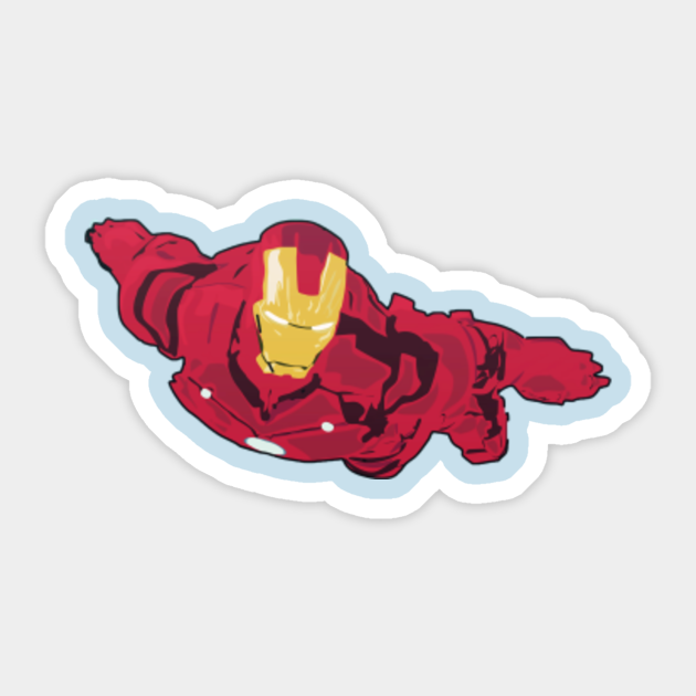 Wallpaper #5Lj61ZIBJvJKYCmEJdvJ385 Iron Man Flies Iron Man Sticker Teepublic