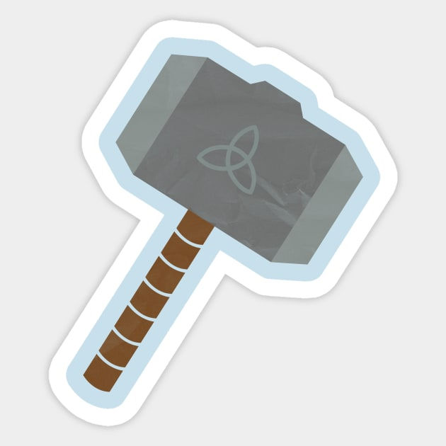 Wallpaper #67jj3JIBJvJKYCmEyv31142 Thors Hammer Symbol Thors Hammer Sticker Teepublic