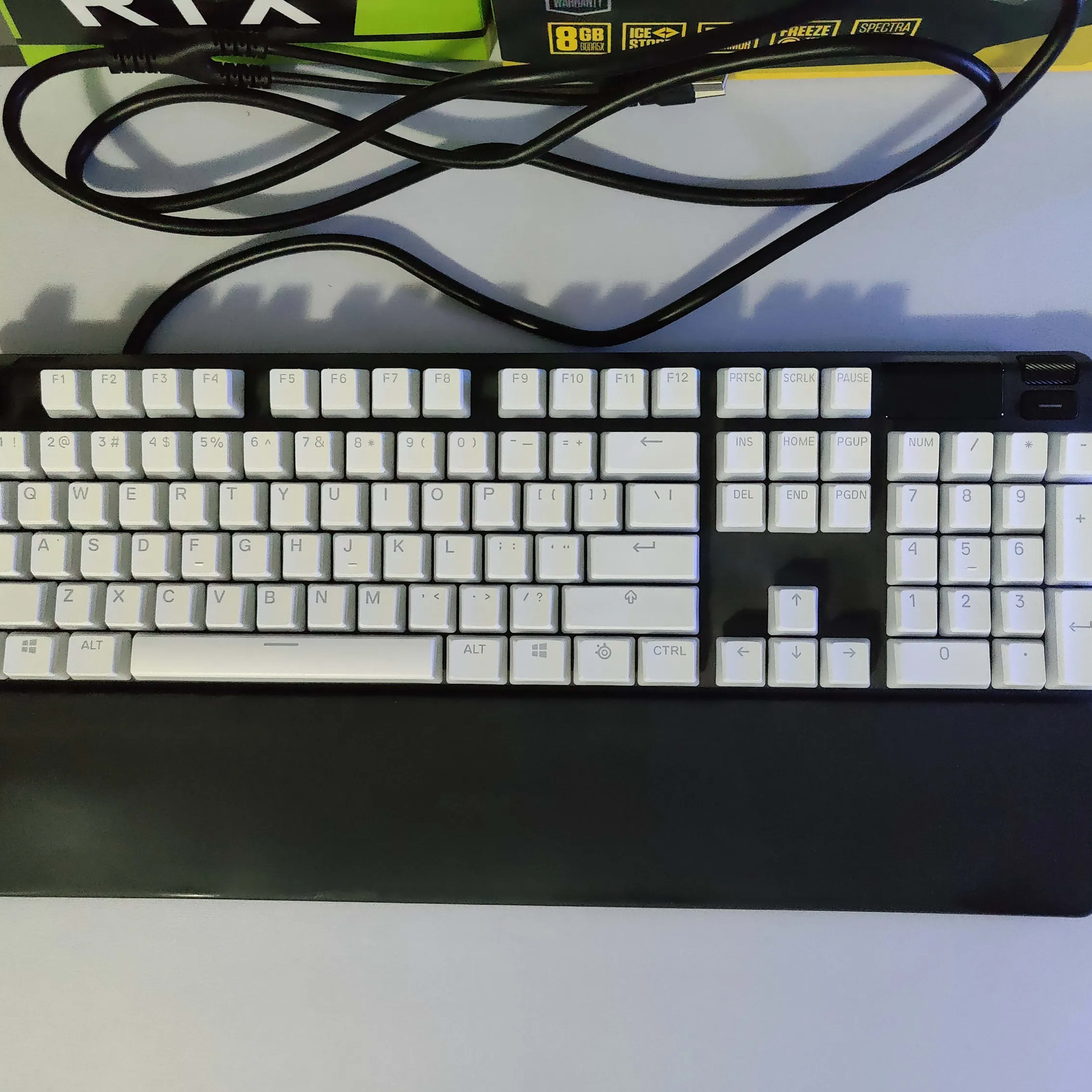Wallpaper #Erj21pIBJvJKYCmE-eHl271 Steelseries Apex 7 Brown Switch Gaming Keyboard W Prism Keycaps Jawa