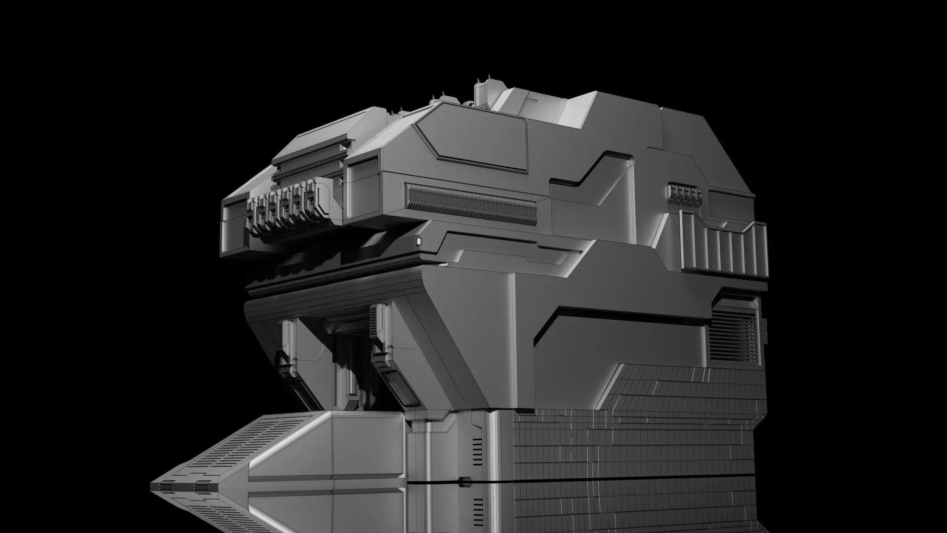 Wallpaper #sGf07JIBSpphPi3-g1XU355 5 Sci Fi Building Game Assets Poly Flippednormals