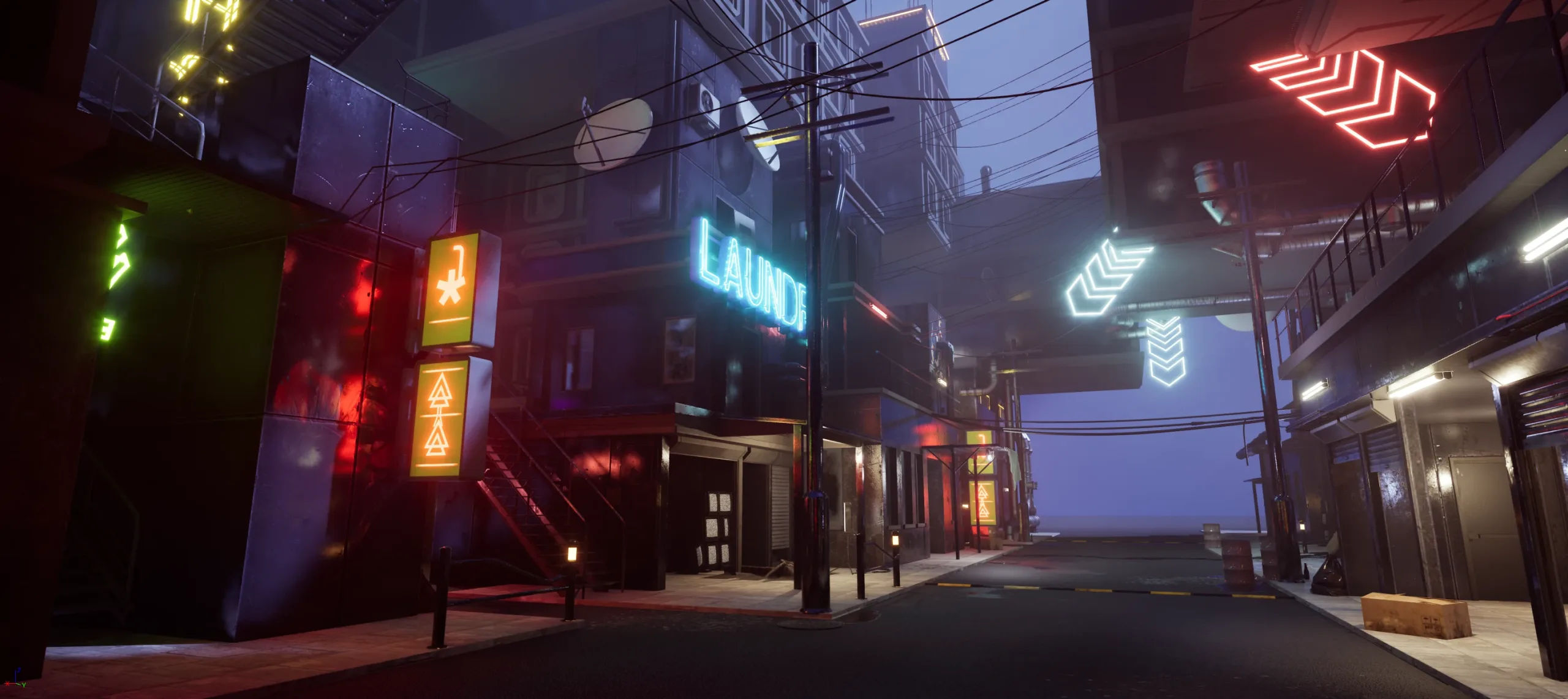 Wallpaper #F2ch7JIBSpphPi3-8lH9232 Neon City Cyberpunk Flippednormals