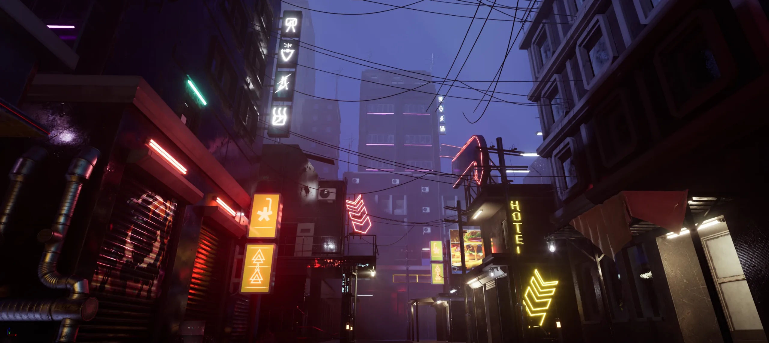 Wallpaper #F2ch7JIBSpphPi3-8lH9234 Neon City Cyberpunk Flippednormals