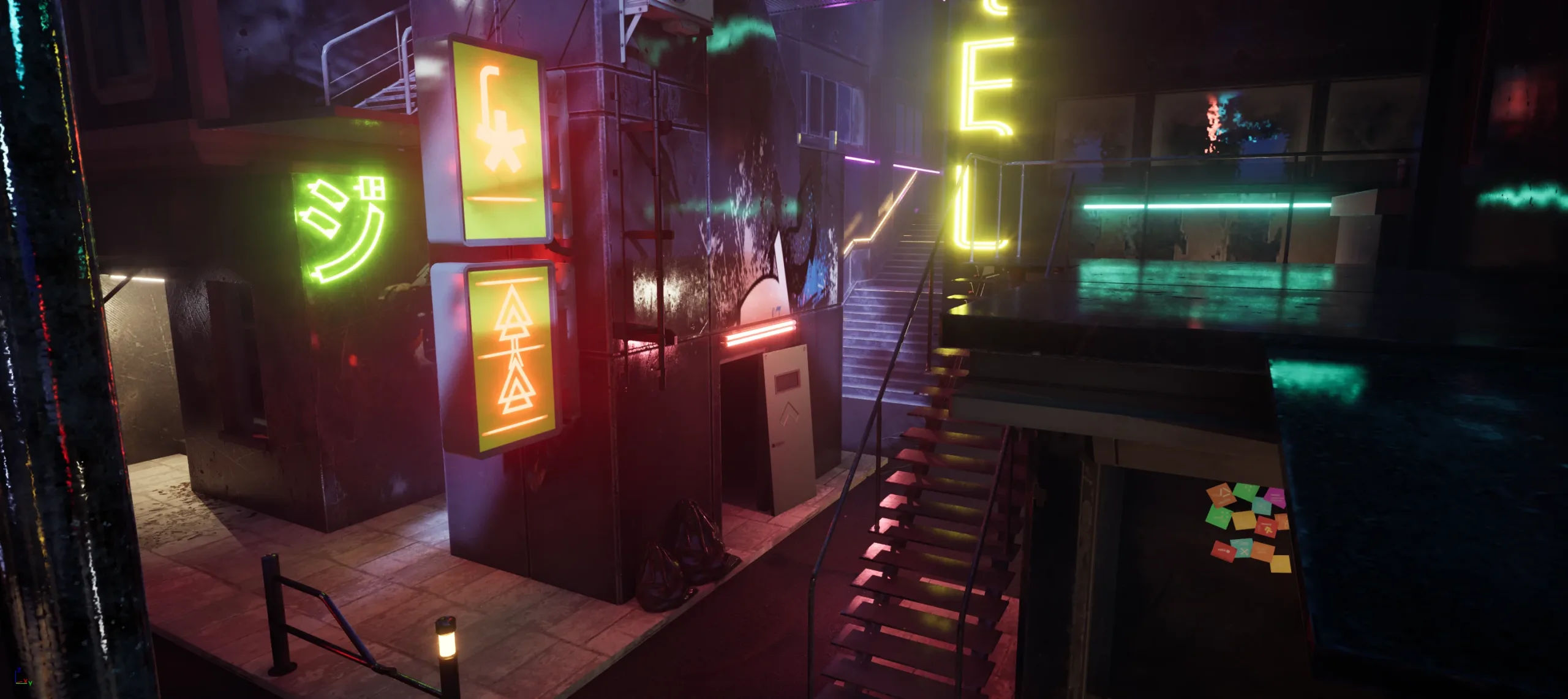 Wallpaper #F2ch7JIBSpphPi3-8lH9253 Neon City Cyberpunk Flippednormals