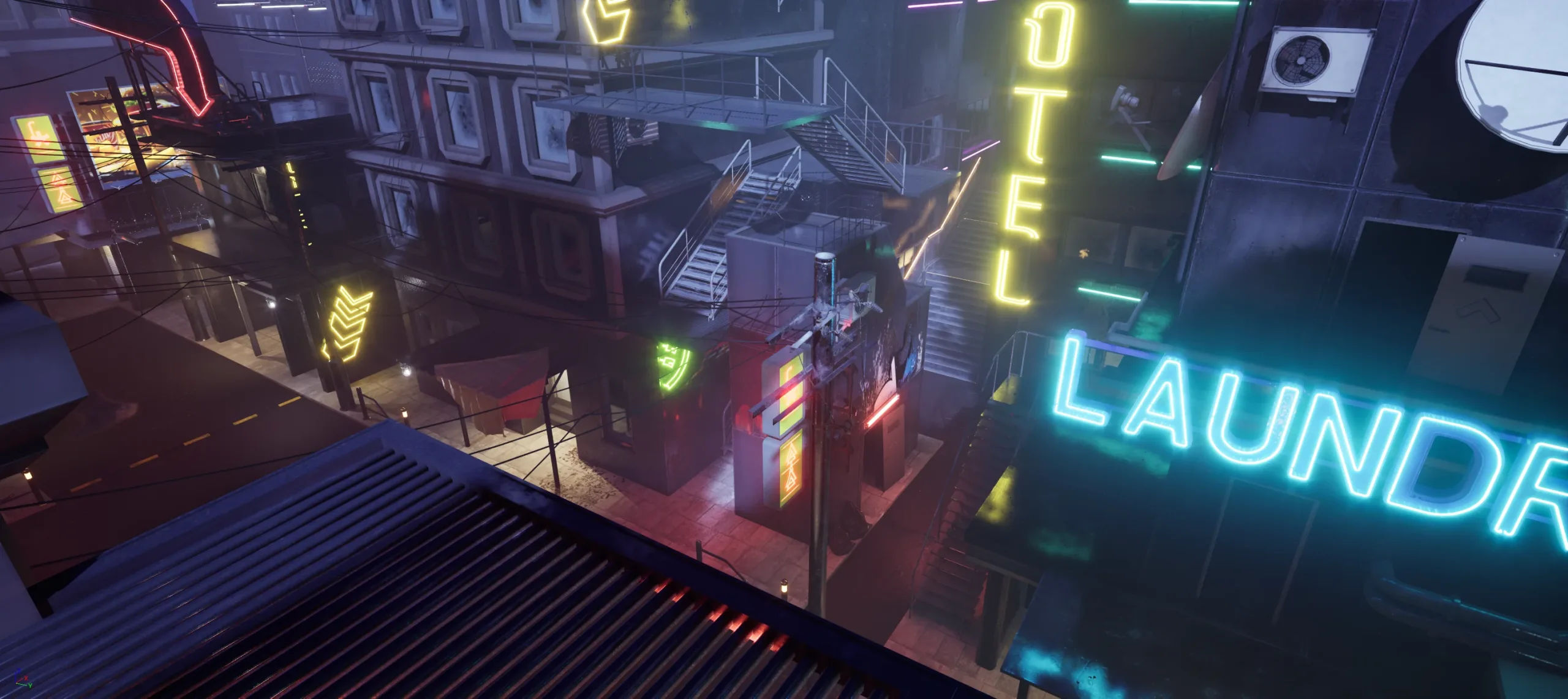 Wallpaper #F2ch7JIBSpphPi3-8lH9247 Neon City Cyberpunk Flippednormals