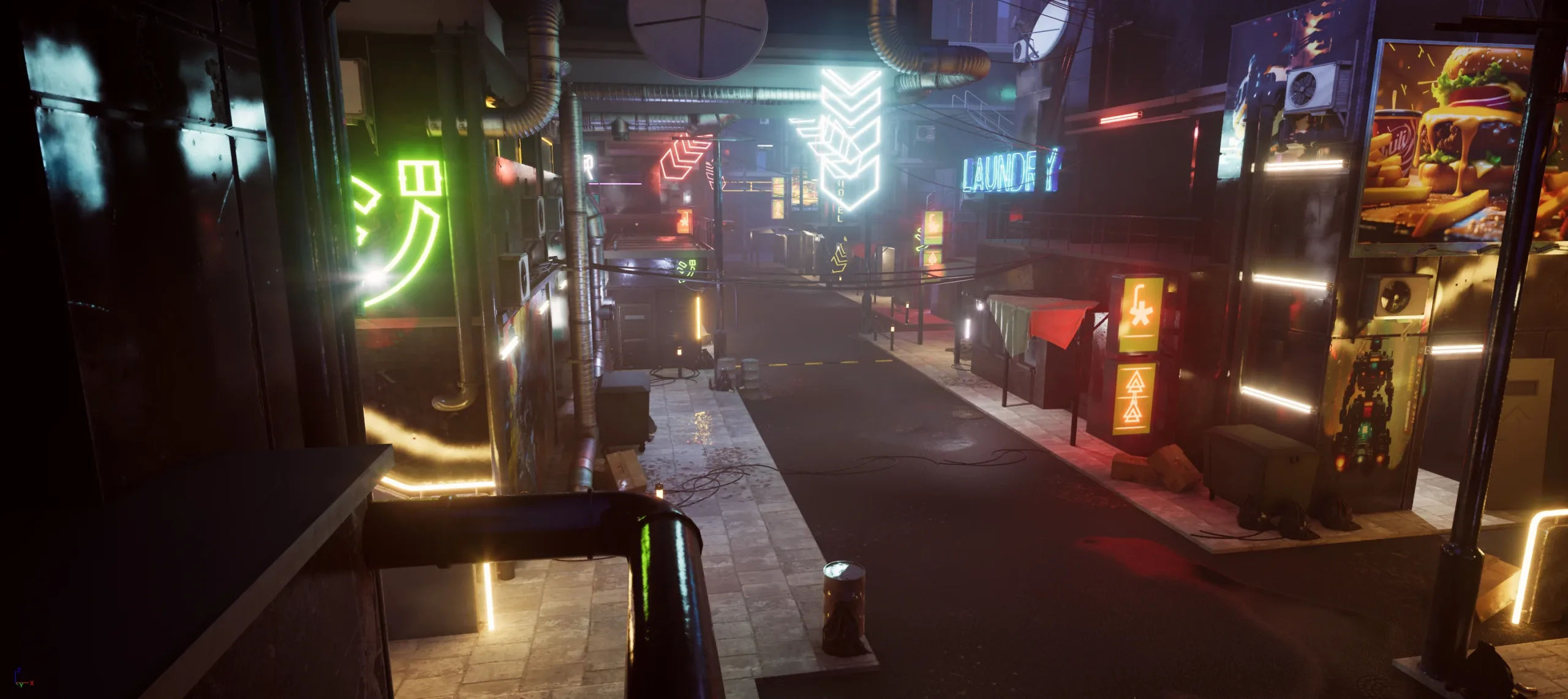 Wallpaper #F2ch7JIBSpphPi3-8lH9313 Neon City Cyberpunk Flippednormals
