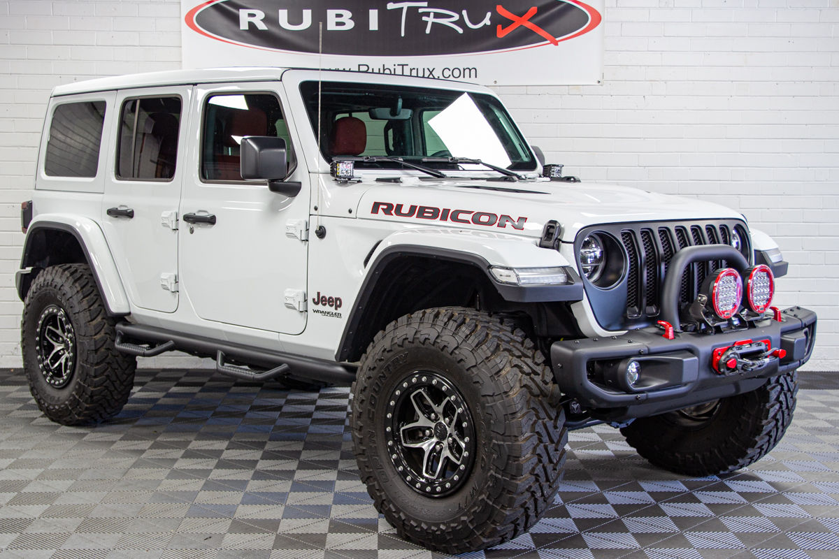 Wallpaper #exl7O48BtGB6xQ78W7DK10 Lifted White Jeep Wrangler Rubicon