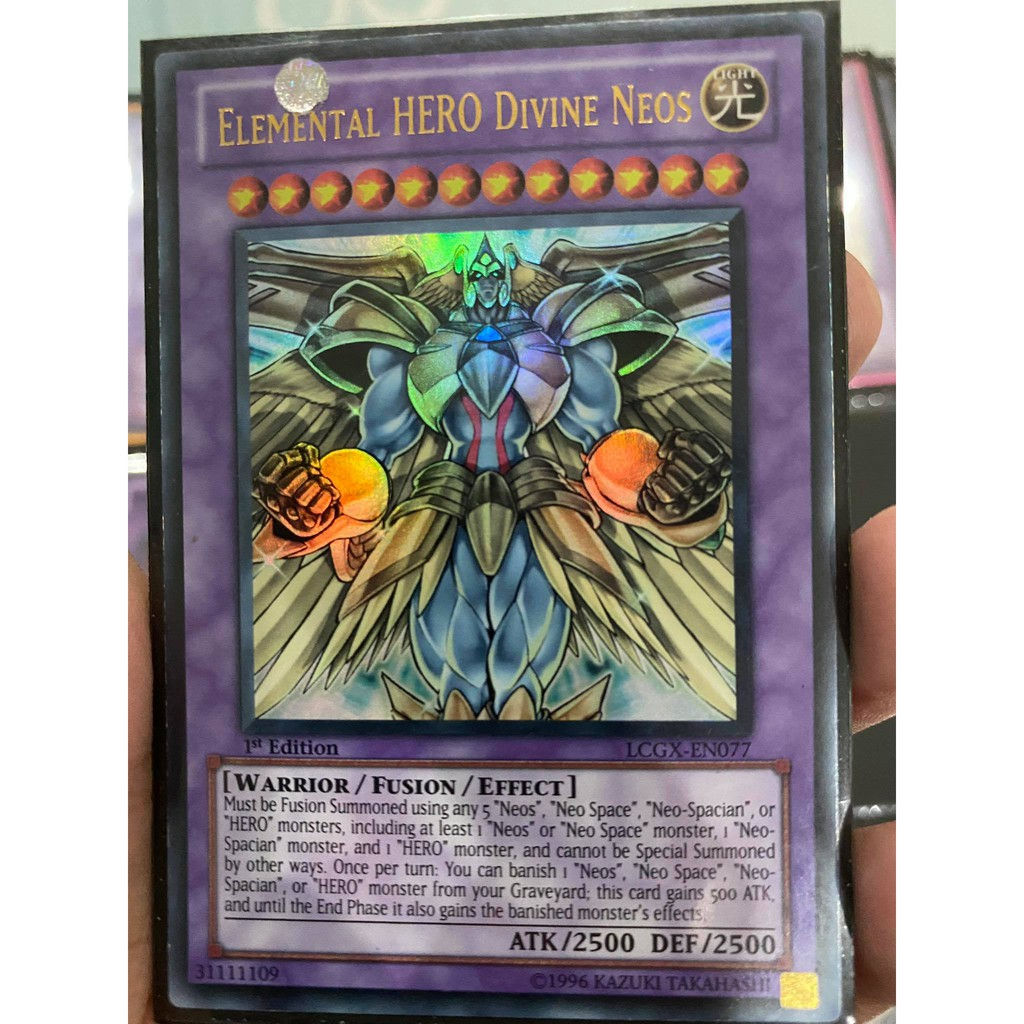 Wallpaper #tWd9EpMBSpphPi3-svuu9 The Bai Yugioh Elemental Hero Divine Neos Lcgx En077 Shopee Viet Nam