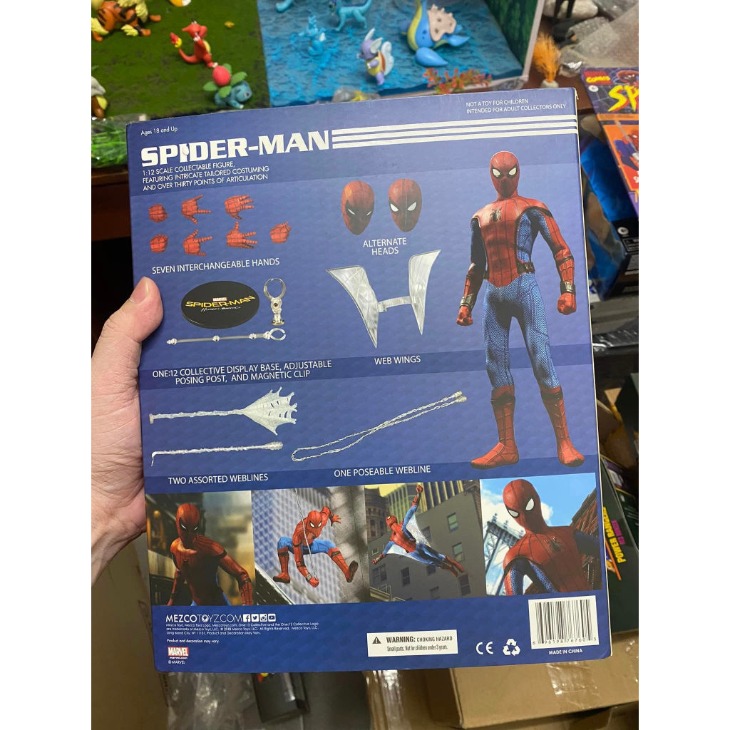 Wallpaper #5Gfs95IBSpphPi3-9YeQ302 Mo Hinh Mezco Spiderman Tech Suit Shopee Viet Nam