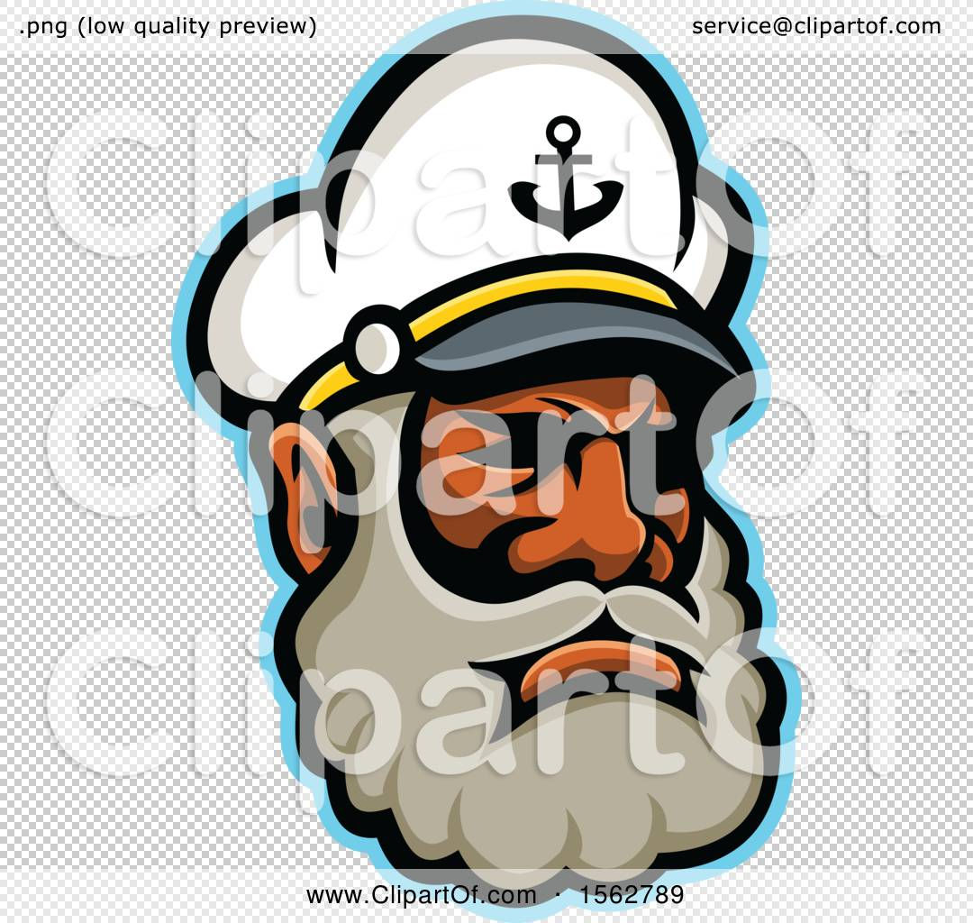 Wallpaper #sTGvNZMB5zzyi_yYOVfz71 Clipart of a Black Skipper or Sea Captain Mascot Head Royalty Free