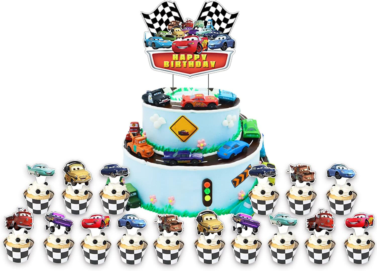 Wallpaper #02c67 Race Cupcake Topper Racecar Toppers Race Toppers Car Etsy