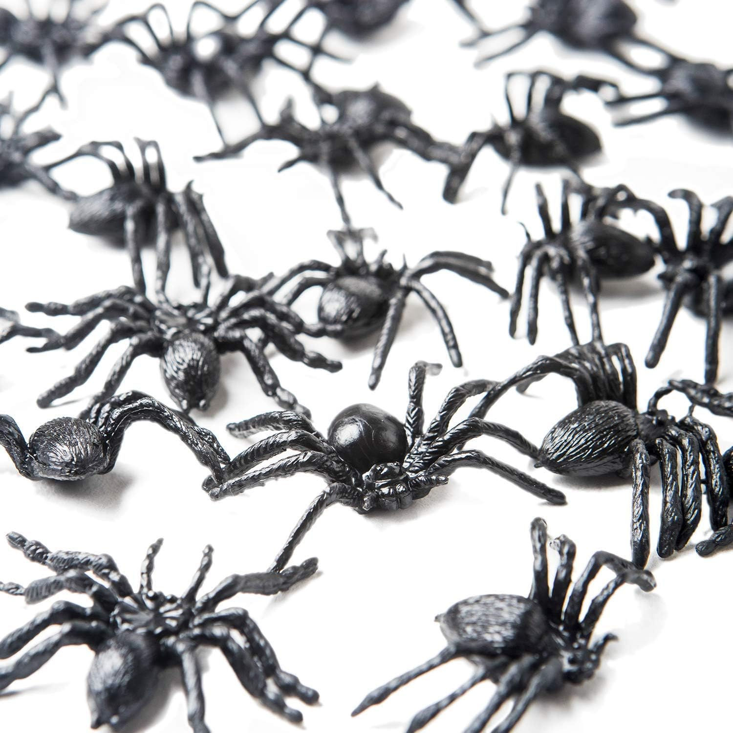 Wallpaper #HfQqOpMBKFX8bn3rhHgw200 Inplustop 100pcs Black Plastic Scary Spiders Realistic Plastic Spider