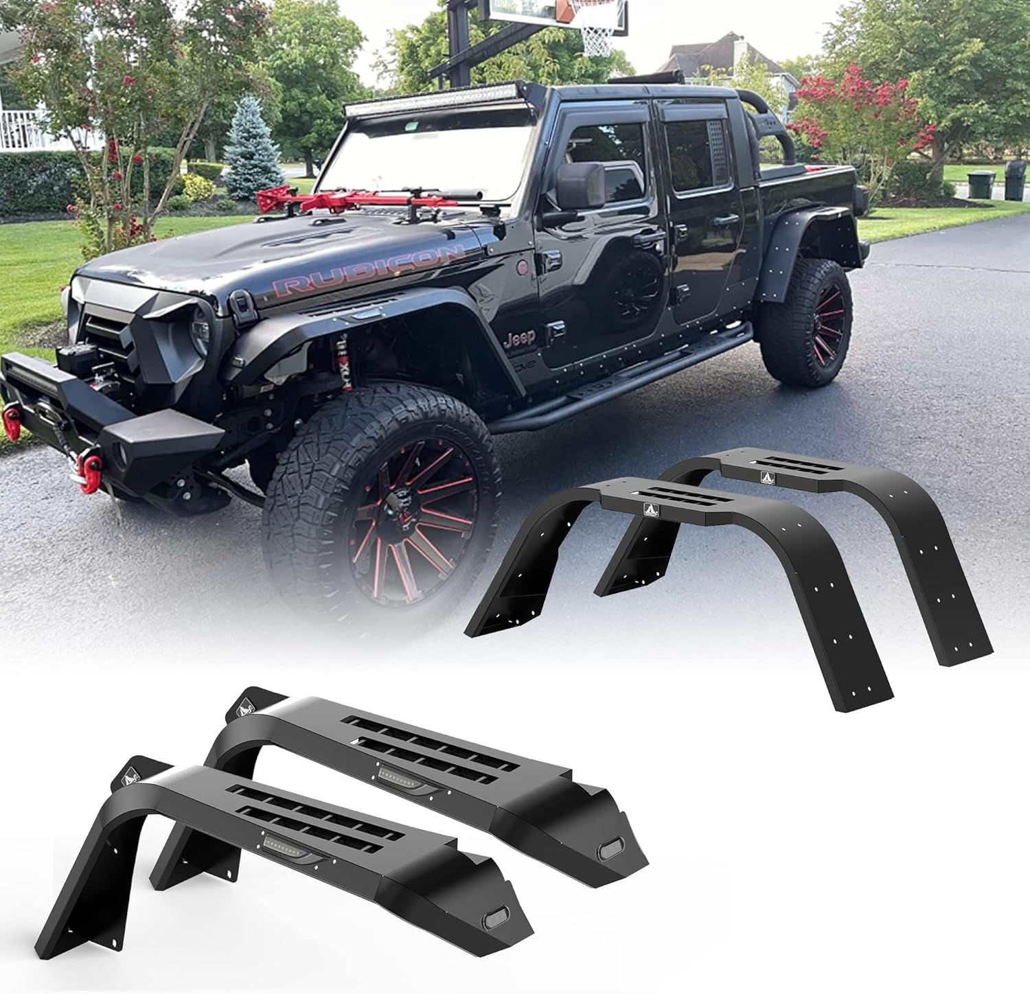 Wallpaper #_UYyVZcBqAgmjOk2pl2I263 Amazoncom Fender Flares Fit for 2019 2022 Jeep Gladiator Jtwolfstorm