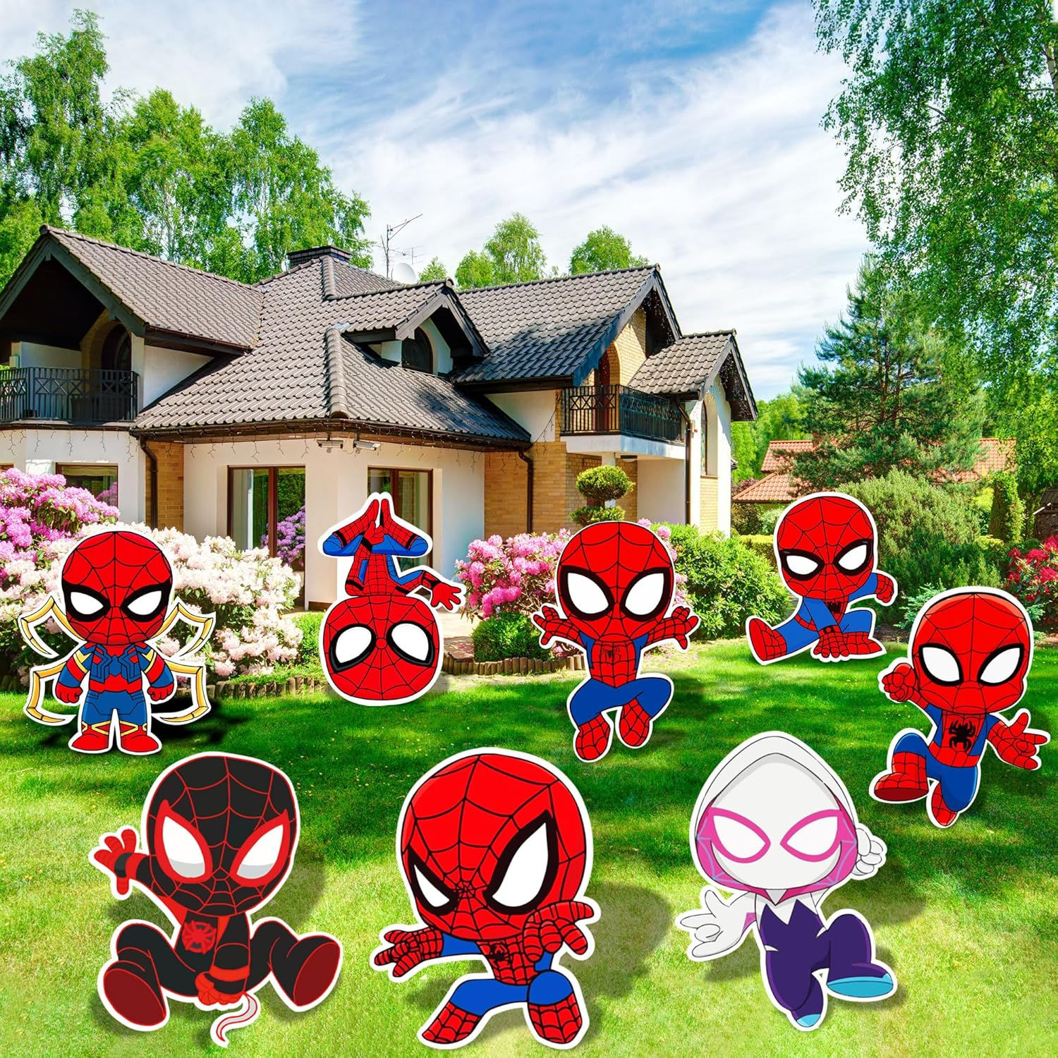 Wallpaper #XPTBOZMBKFX8bn3rFHcU342 Amazoncom 8pcs Spider Birthday Party Supplies Birthday Party Yard