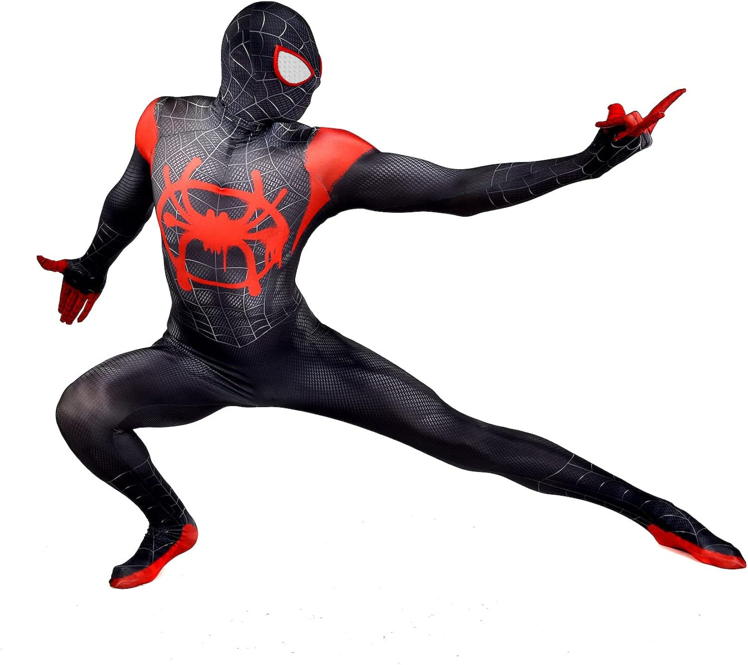 Wallpaper #rhl_Io8BtGB6xQ78hYLe14 Buy Spandex Superhero Black Miles Morales Spider Man Costume Outfit