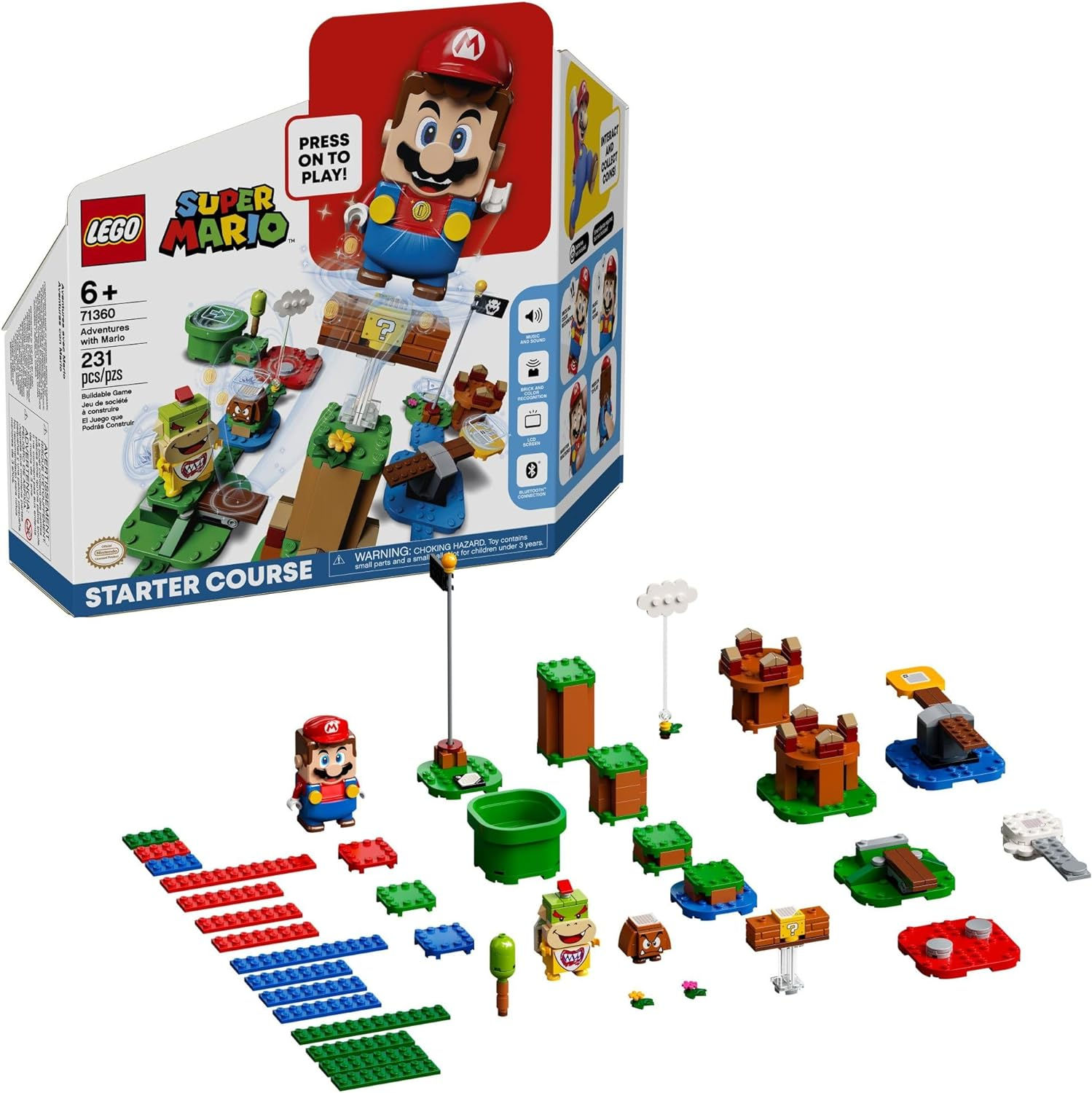 Wallpaper #Kx3VLZMBlOZrFDOkdNK019 Lego Super Mario Adventures with Mario Starter Course Set Buildable