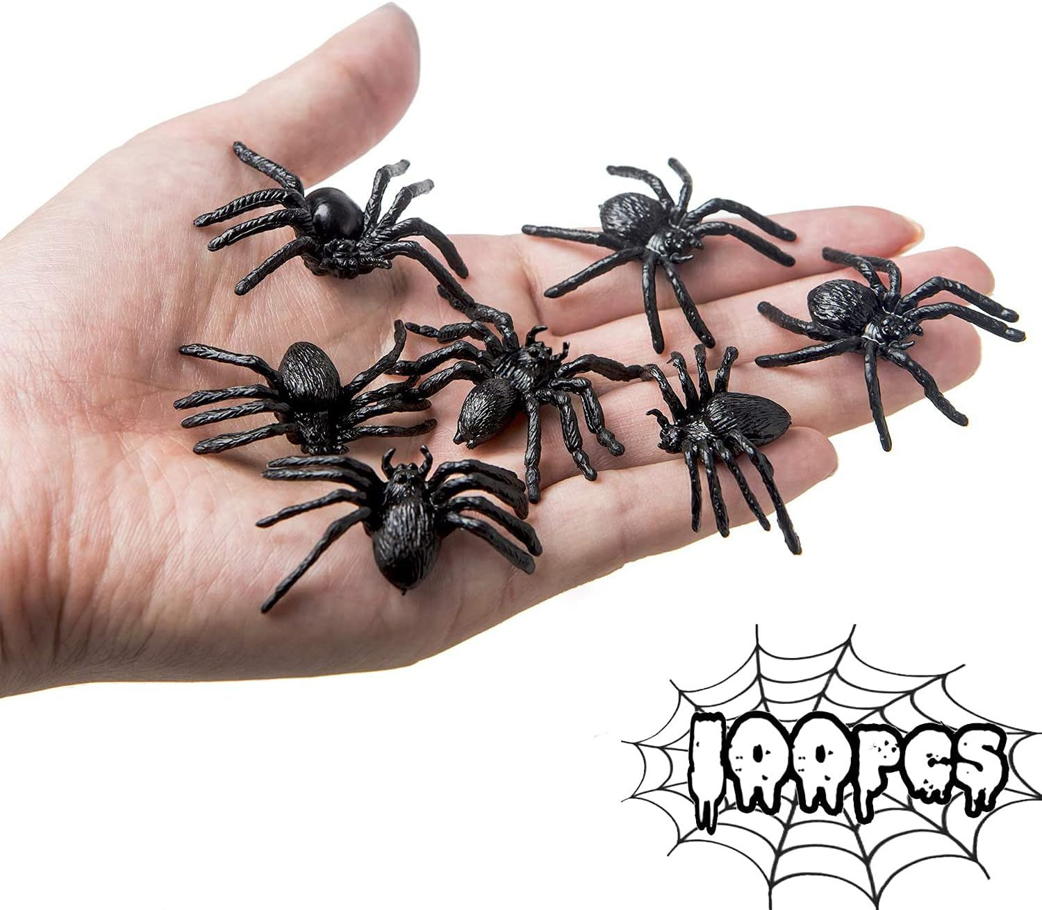 Wallpaper #HfQqOpMBKFX8bn3rhHgw29 Amazoncom Bainfe 100pcs Plastic Spiders Halloween Realistic Plastic