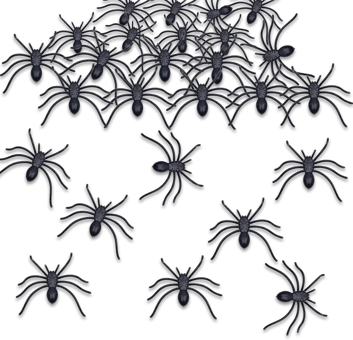 Wallpaper #HfQqOpMBKFX8bn3rhHgw75 30pcs Black Plastic Spider Halloween Decorationplastic Realistic